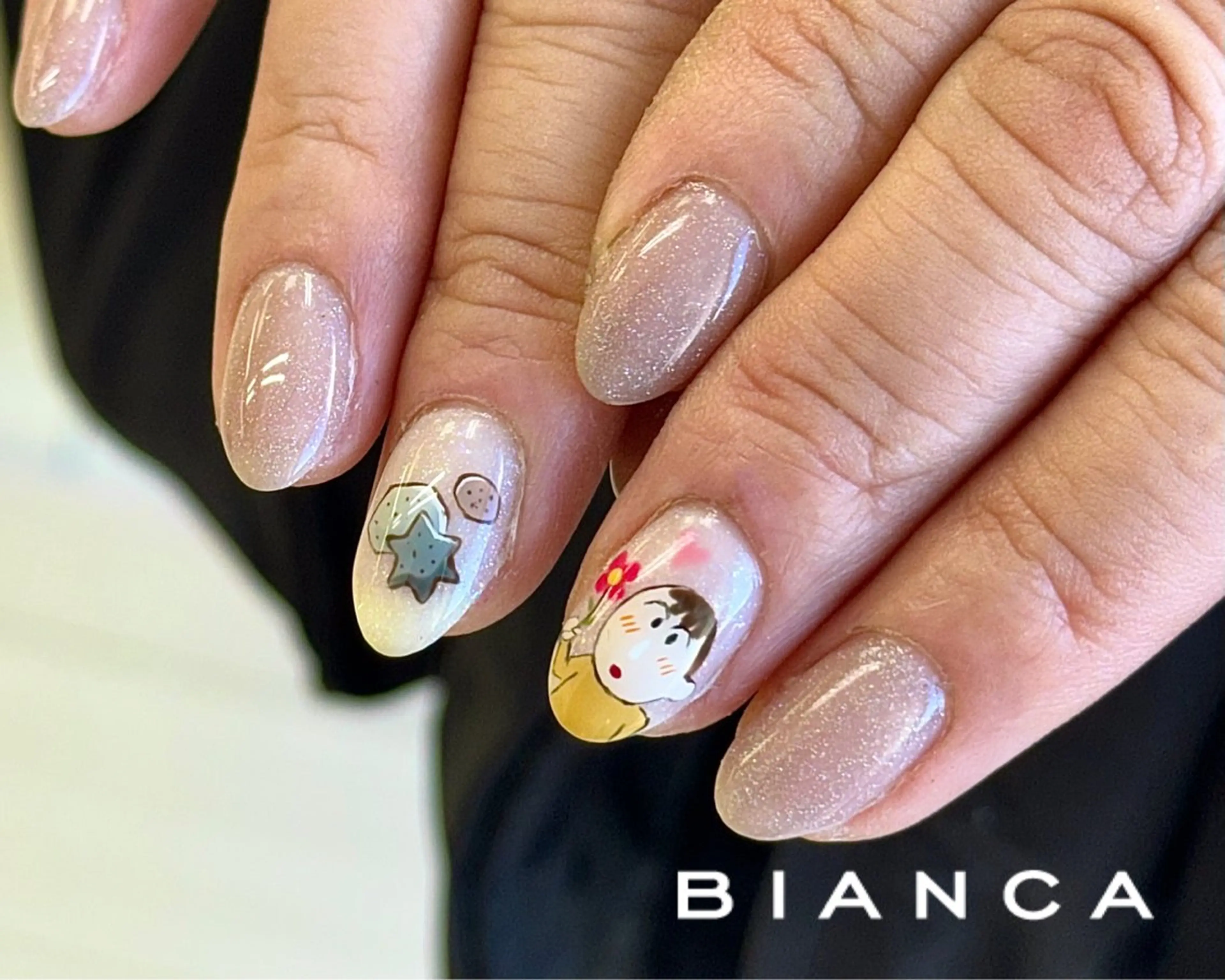 ネイル アートネイル ハンドネイル ビアンカ大宮ネイル 店長 モリサワのネイルデザイン