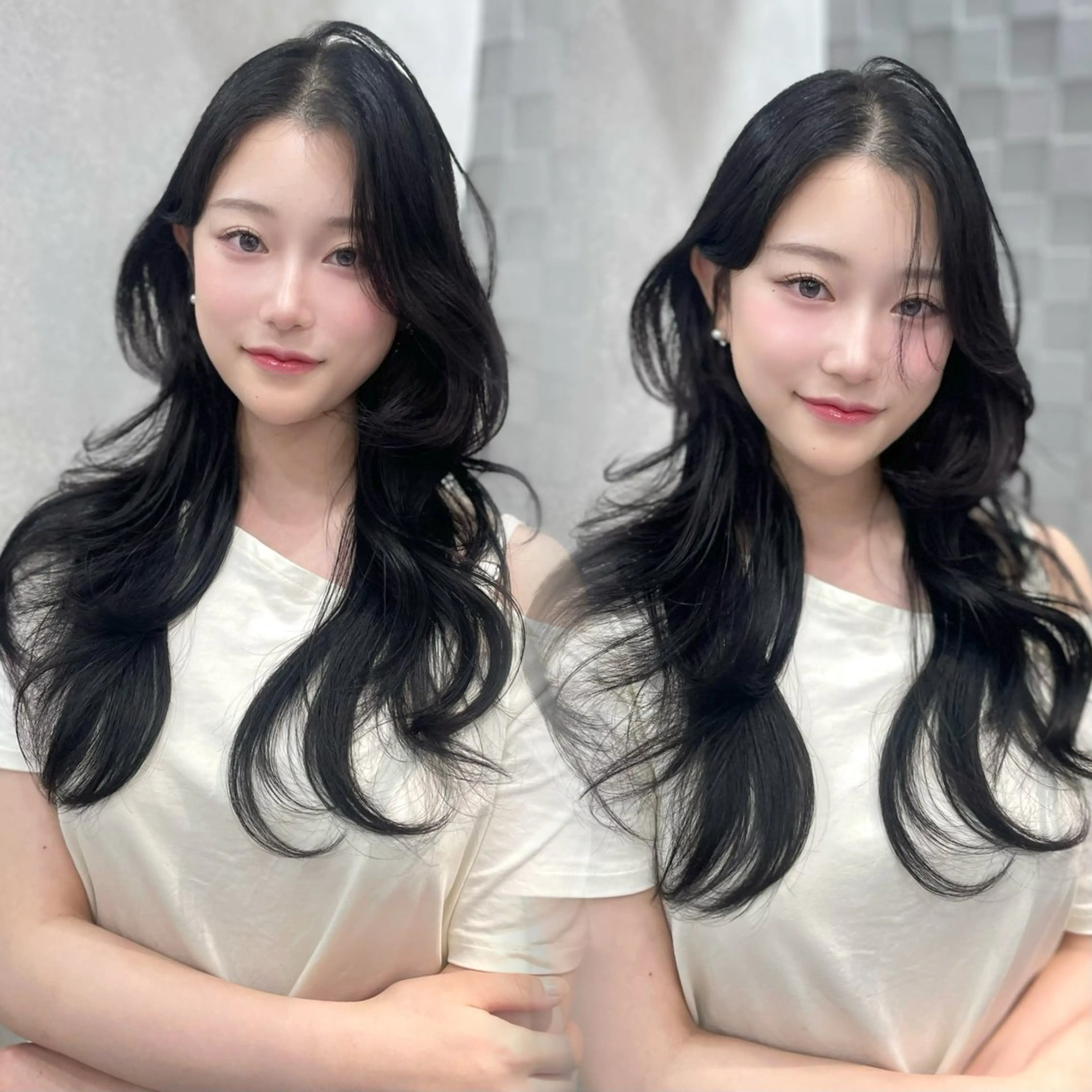 カラー 𝑿𝑬𝑵𝑨 𝐿𝑈𝑁𝐴のヘアスタイル