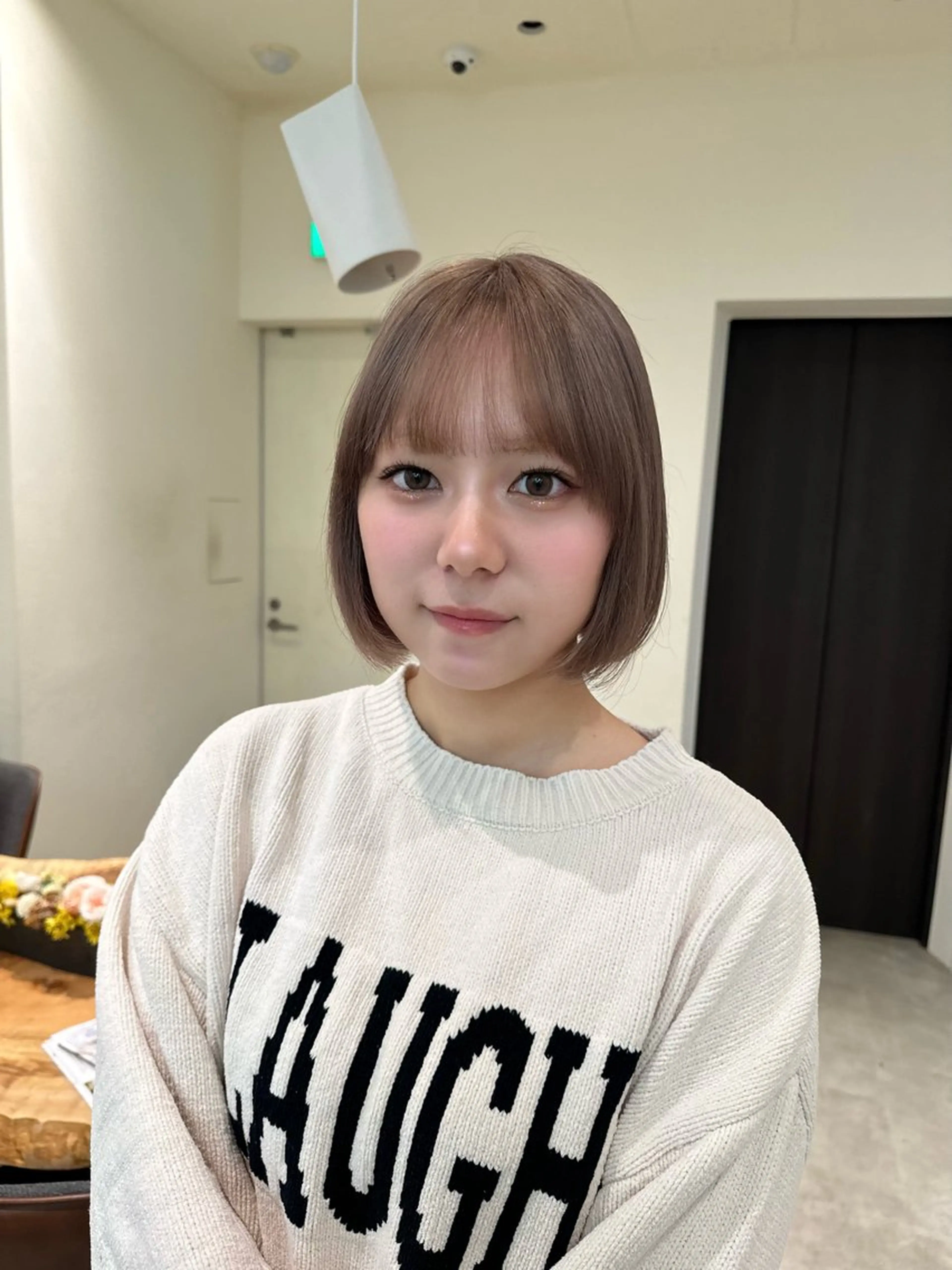 ボフカット➕ブリーチリタッチ➕カラー➕トリートメント🍒ྀི【スタイリング込】の写真