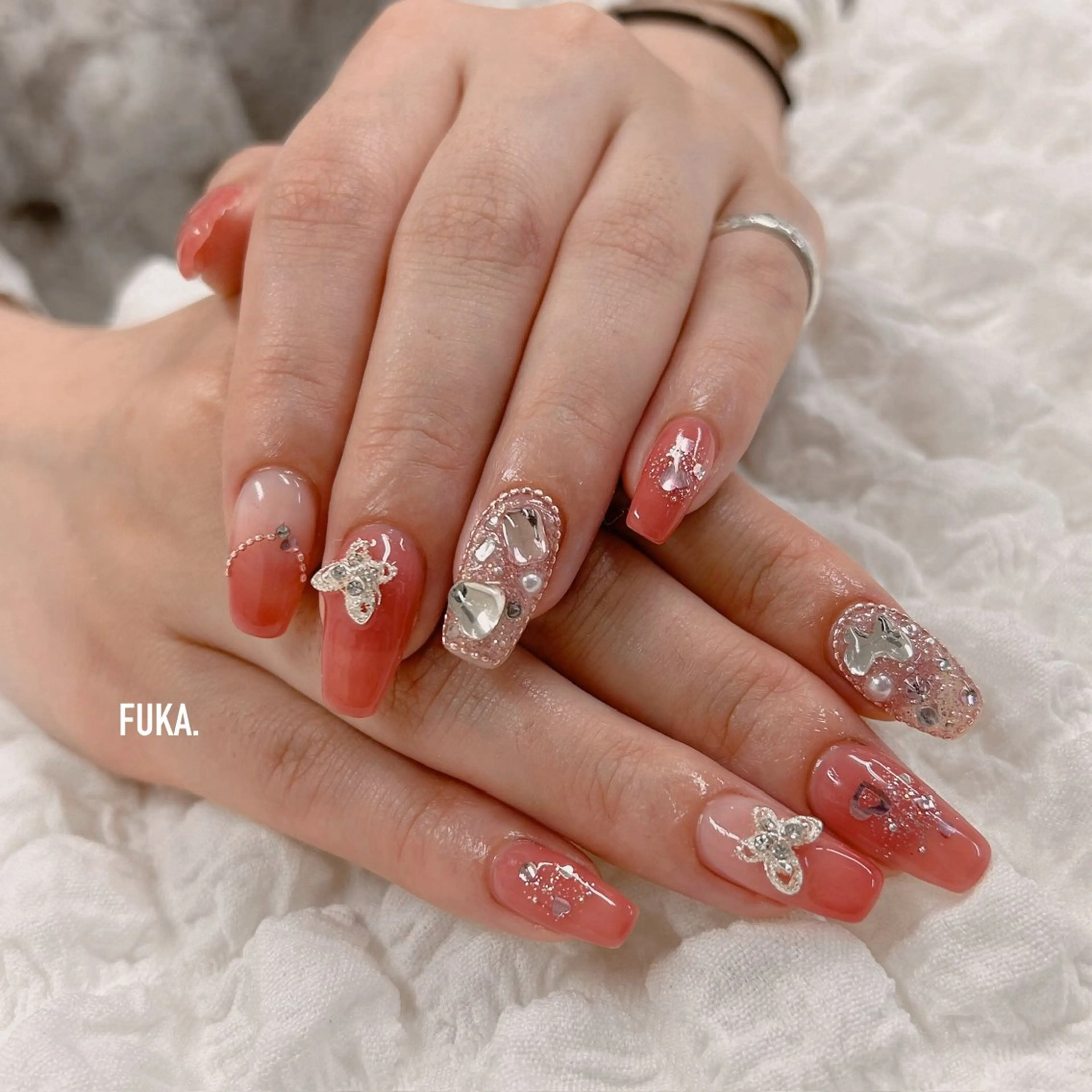 ネイル ハンドネイル ネイルサロンAnela【アネラ】所属・Nail♡Fuka. /2月予約受付中のネイルデザイン