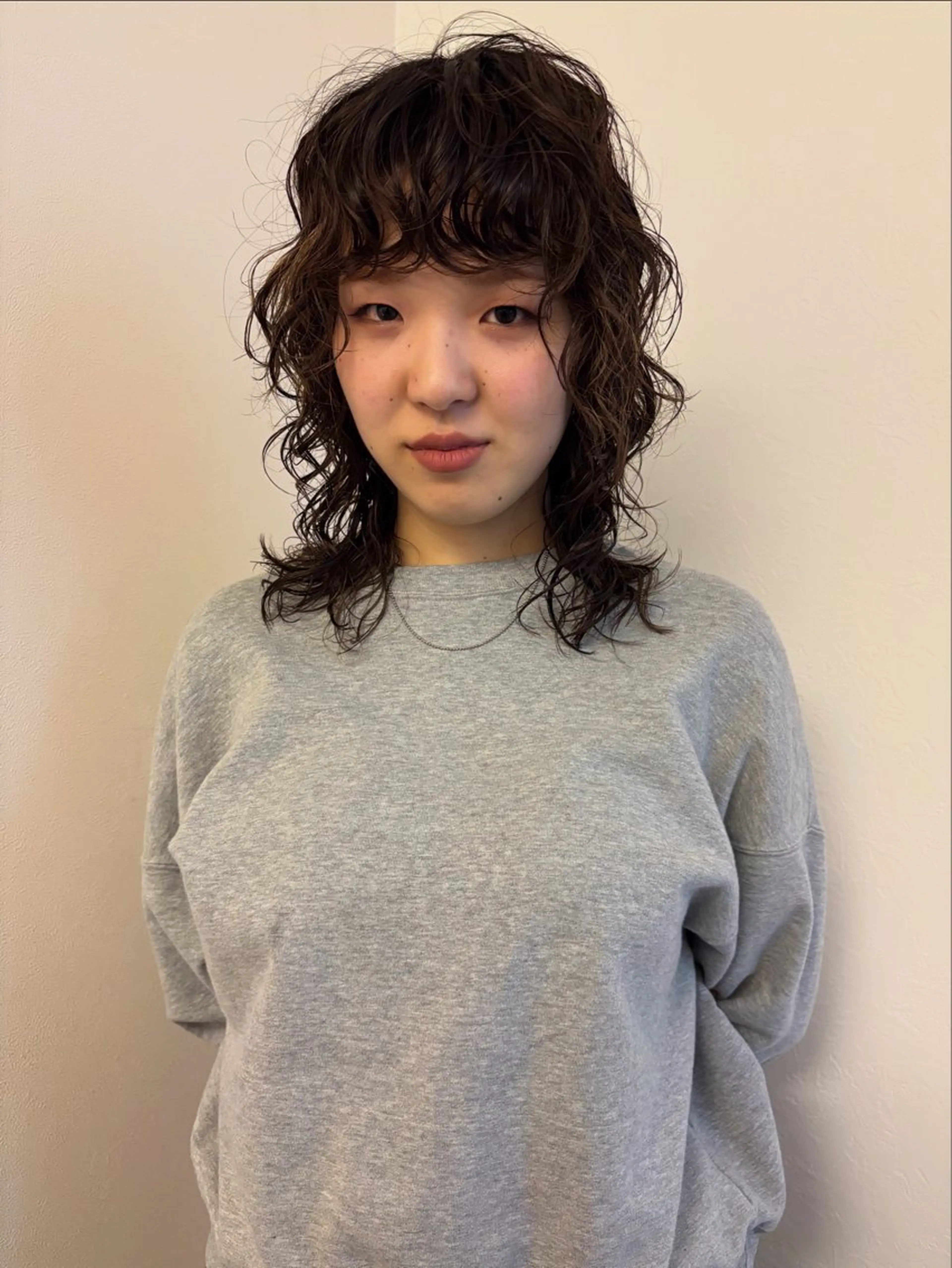 セミロング パーマ セミロングパーマ カット パーマ トリートメント 金井京介/レイヤー /ボブパーマのヘアスタイル