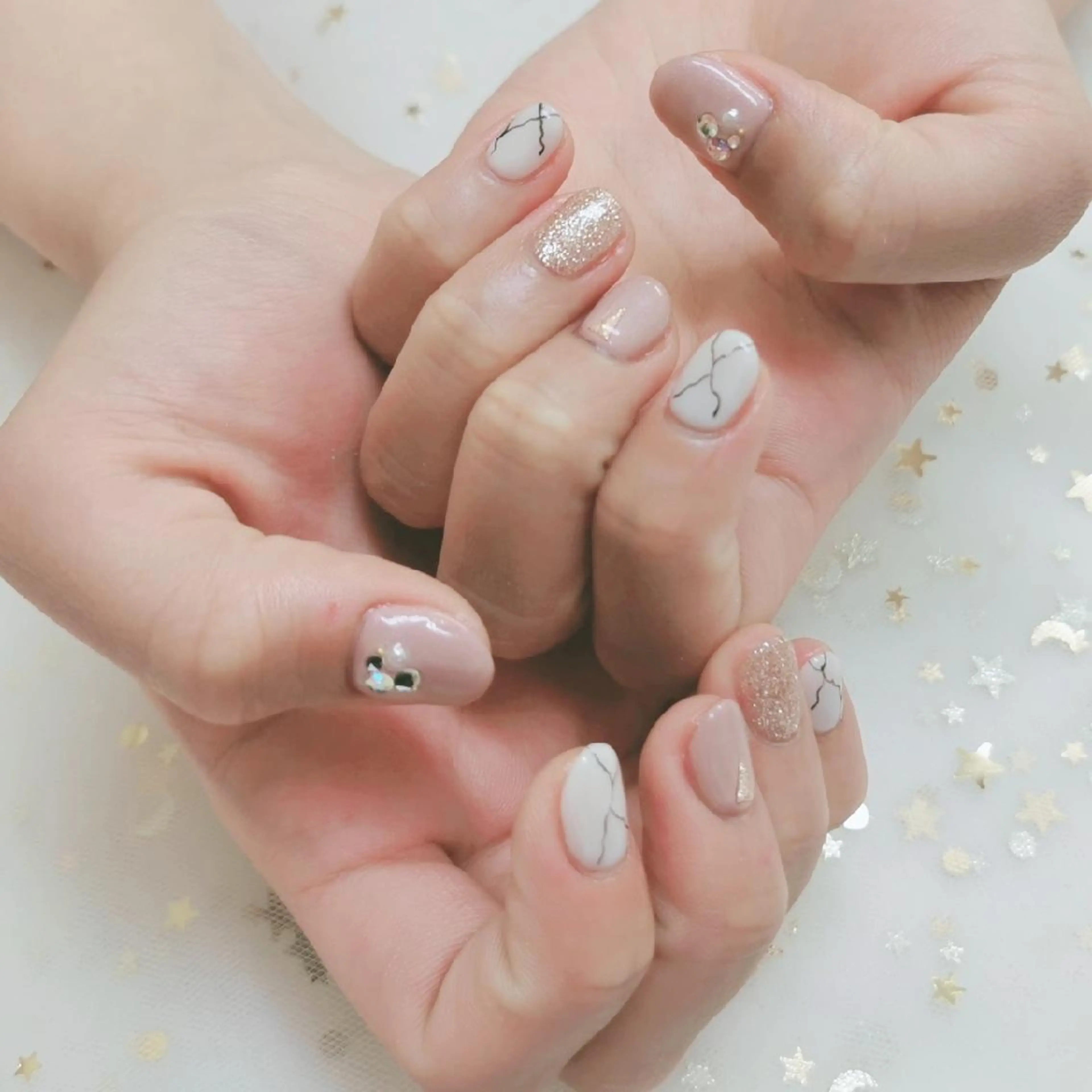 ネイル ハンドネイル 上福岡 らんらんのネイルデザイン