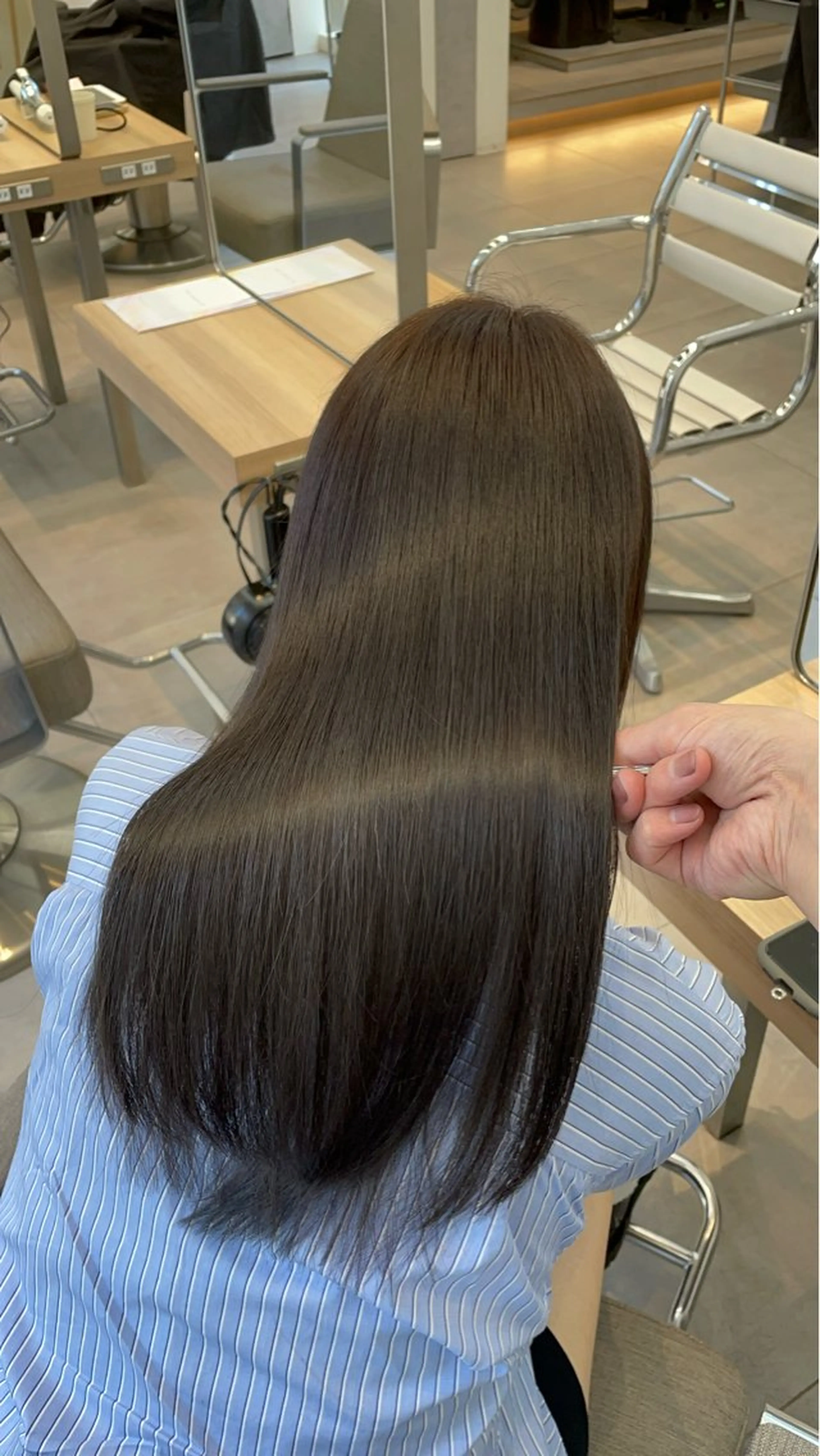 セミロング カラー 髪質改善 ✨髪質改善✨美髪 矯正🫧小泉のヘアスタイル