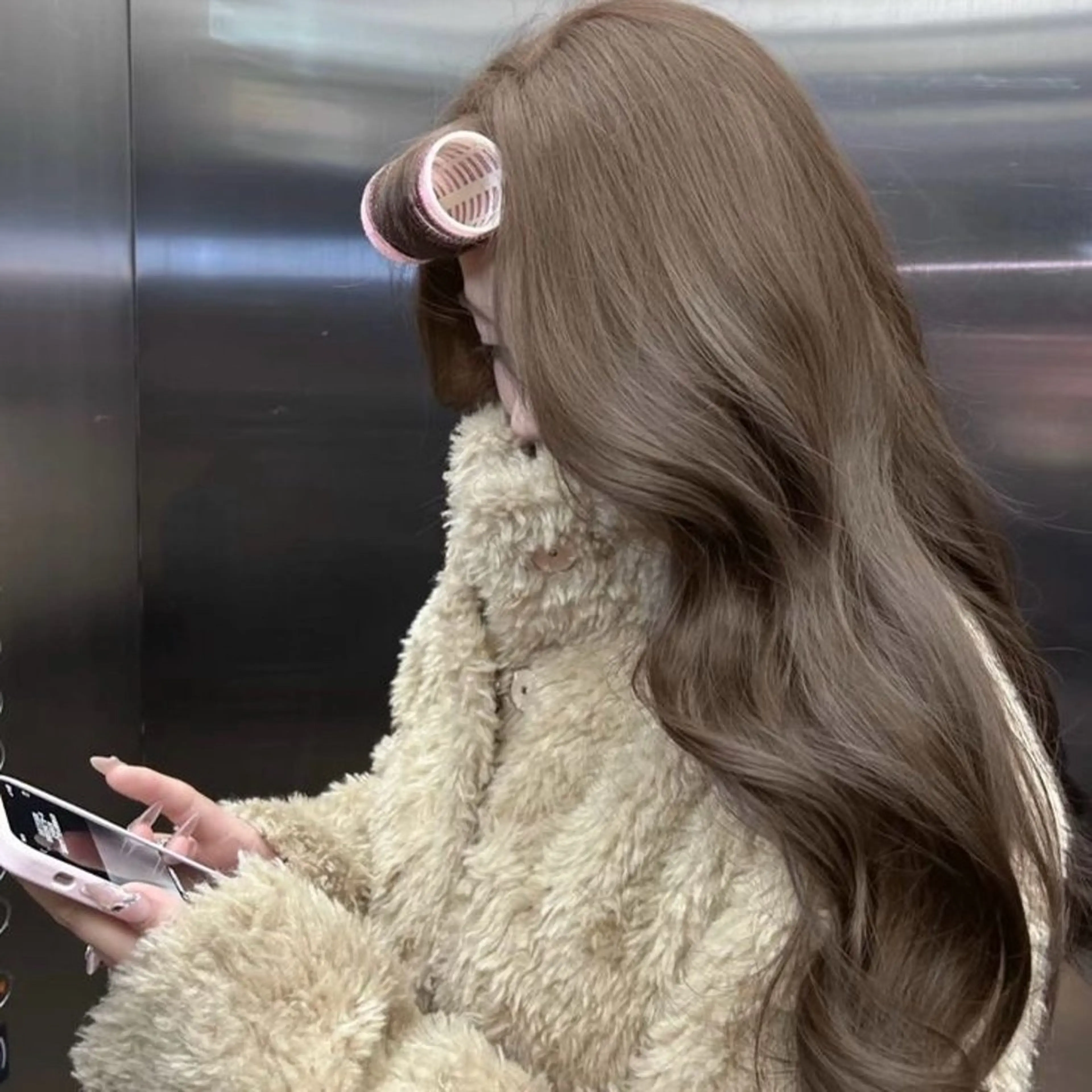 カラー 透ける透明感カラー 🤍anju🎀のヘアスタイル