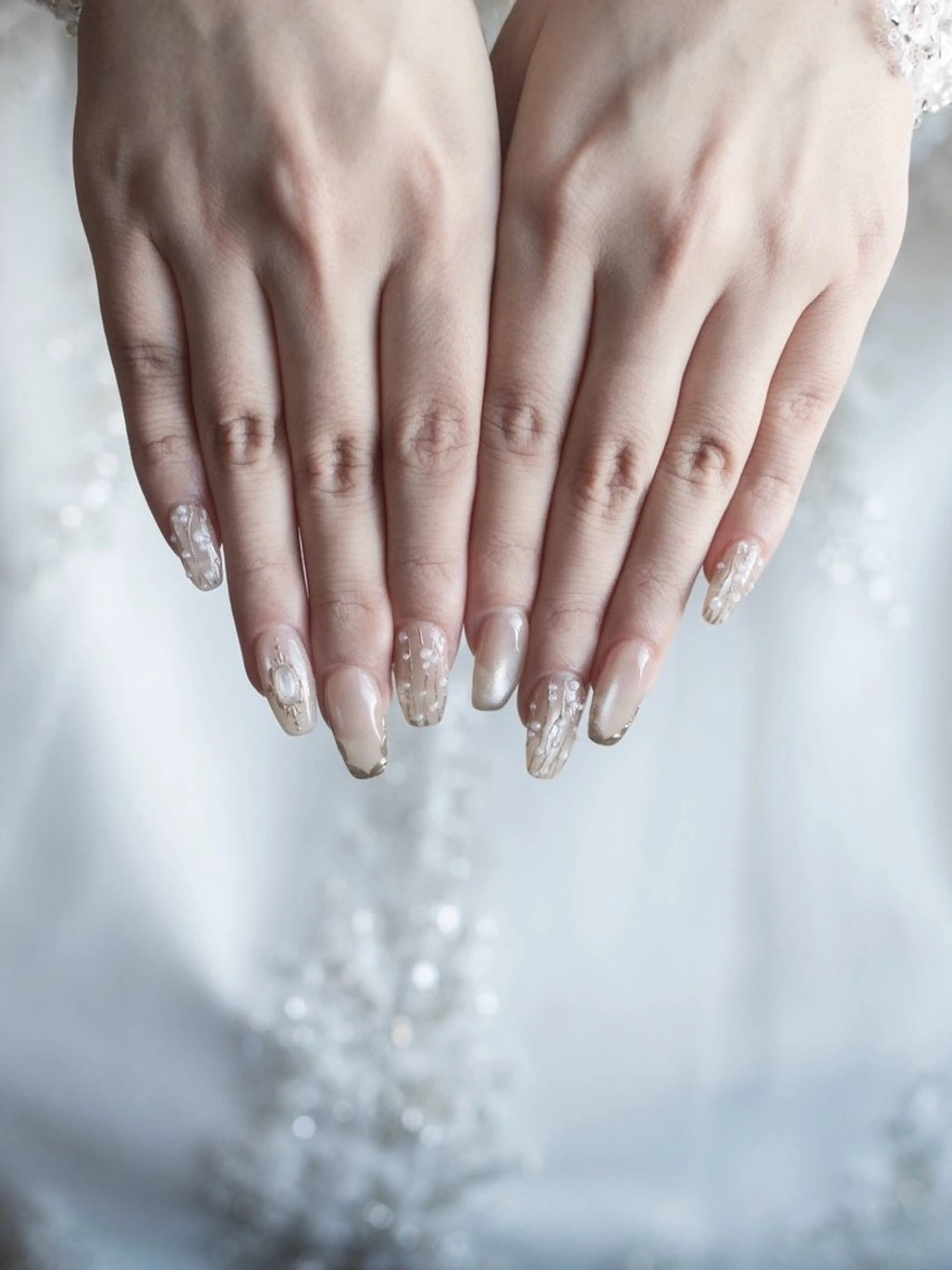 ネイル ハンドネイル AURA nailartのネイルデザイン