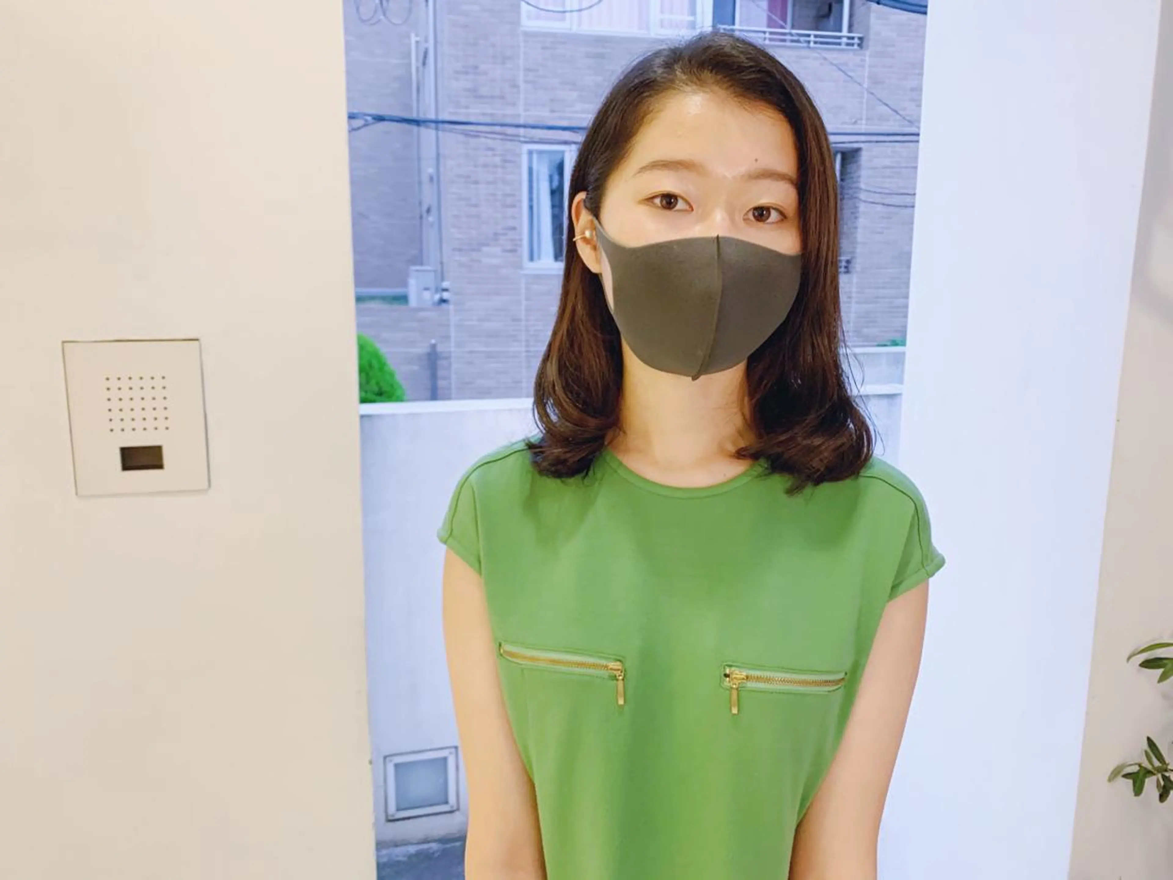 ミディアム タカハシ ハヤトのヘアスタイル