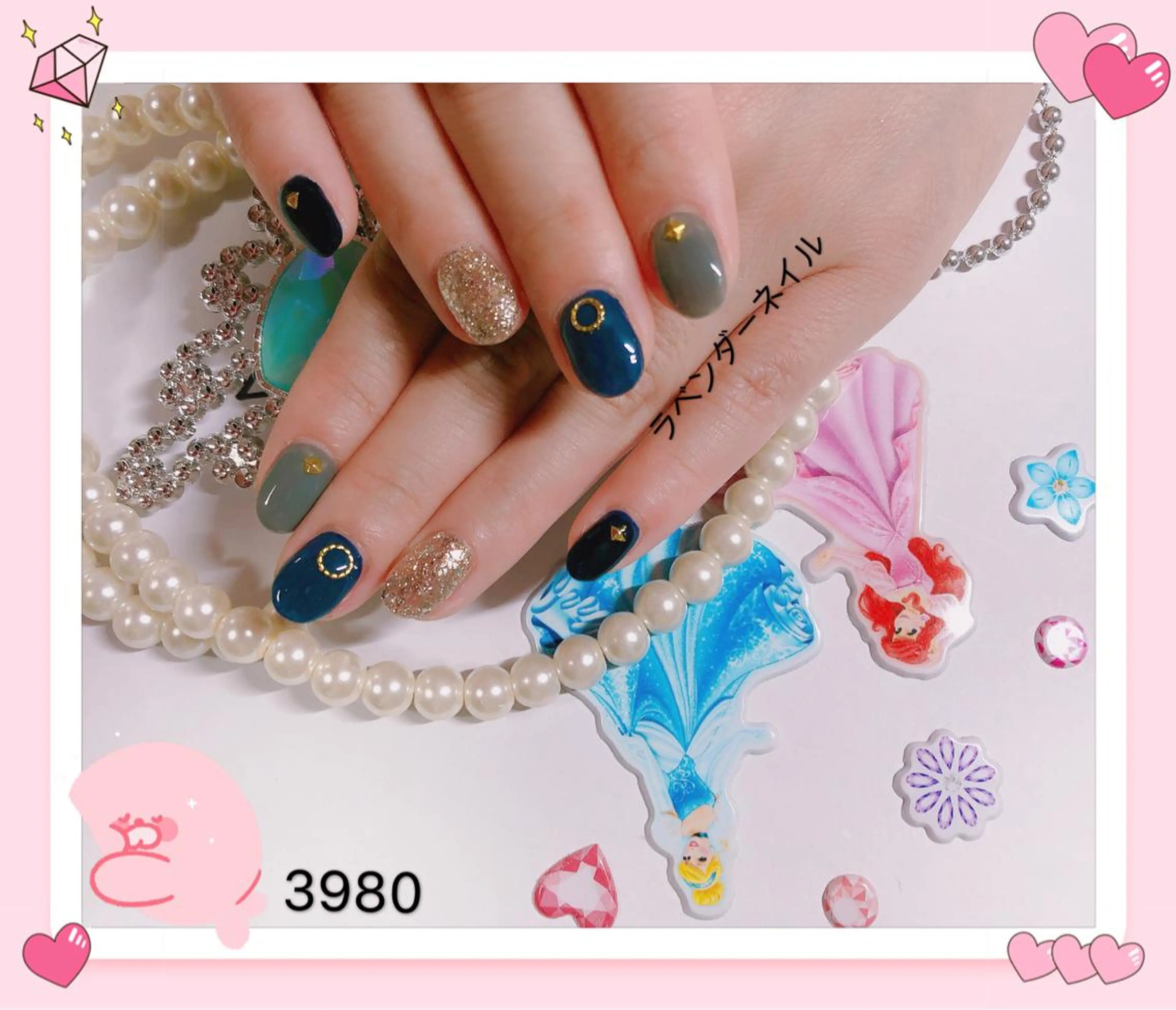 ネイル ラベンダー💖日暮里 ルル💖ネイルのネイルデザイン