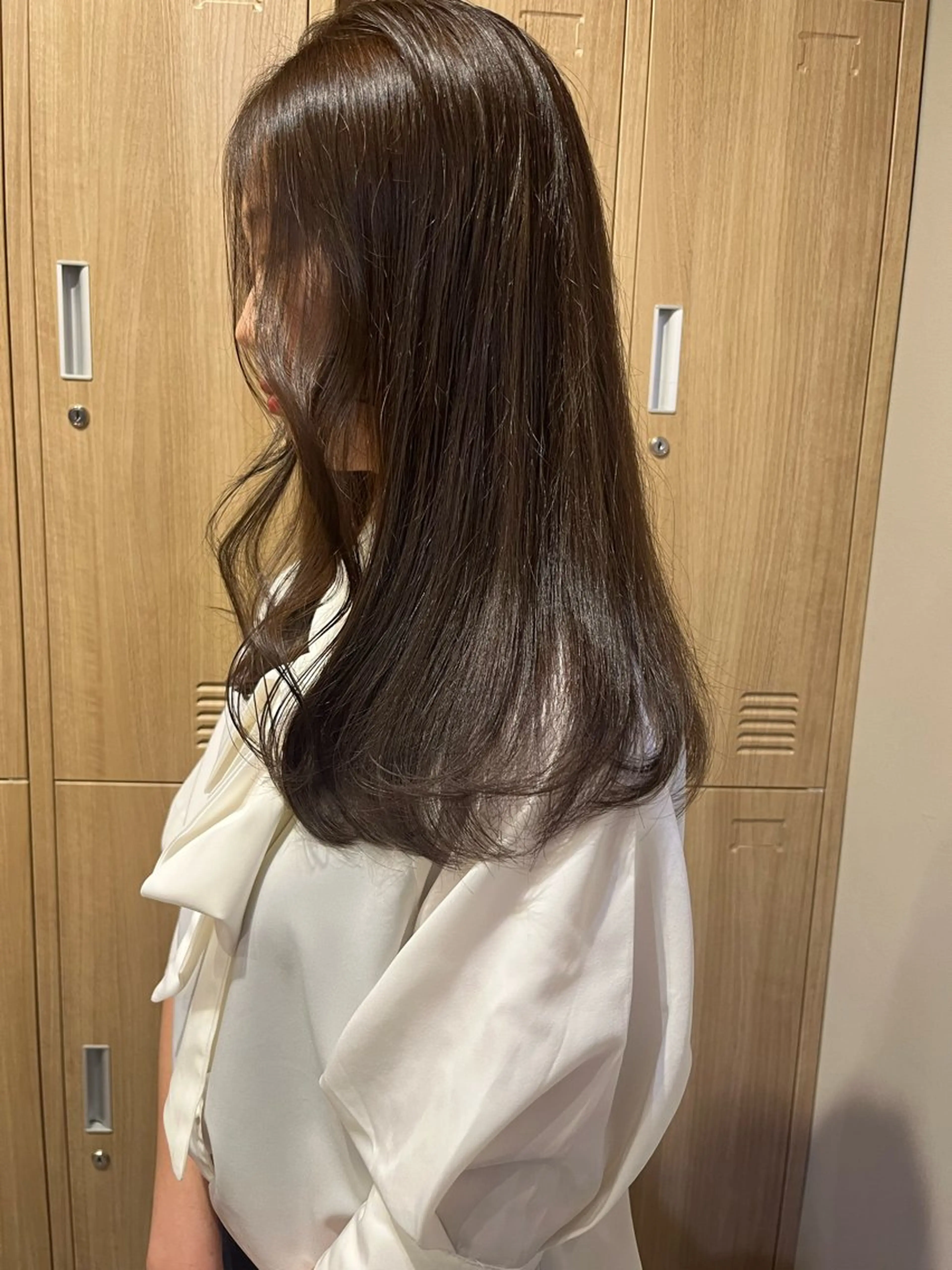 セミロング カラー 似合わせレイヤー🍏 ★パーマ/ののかのヘアスタイル