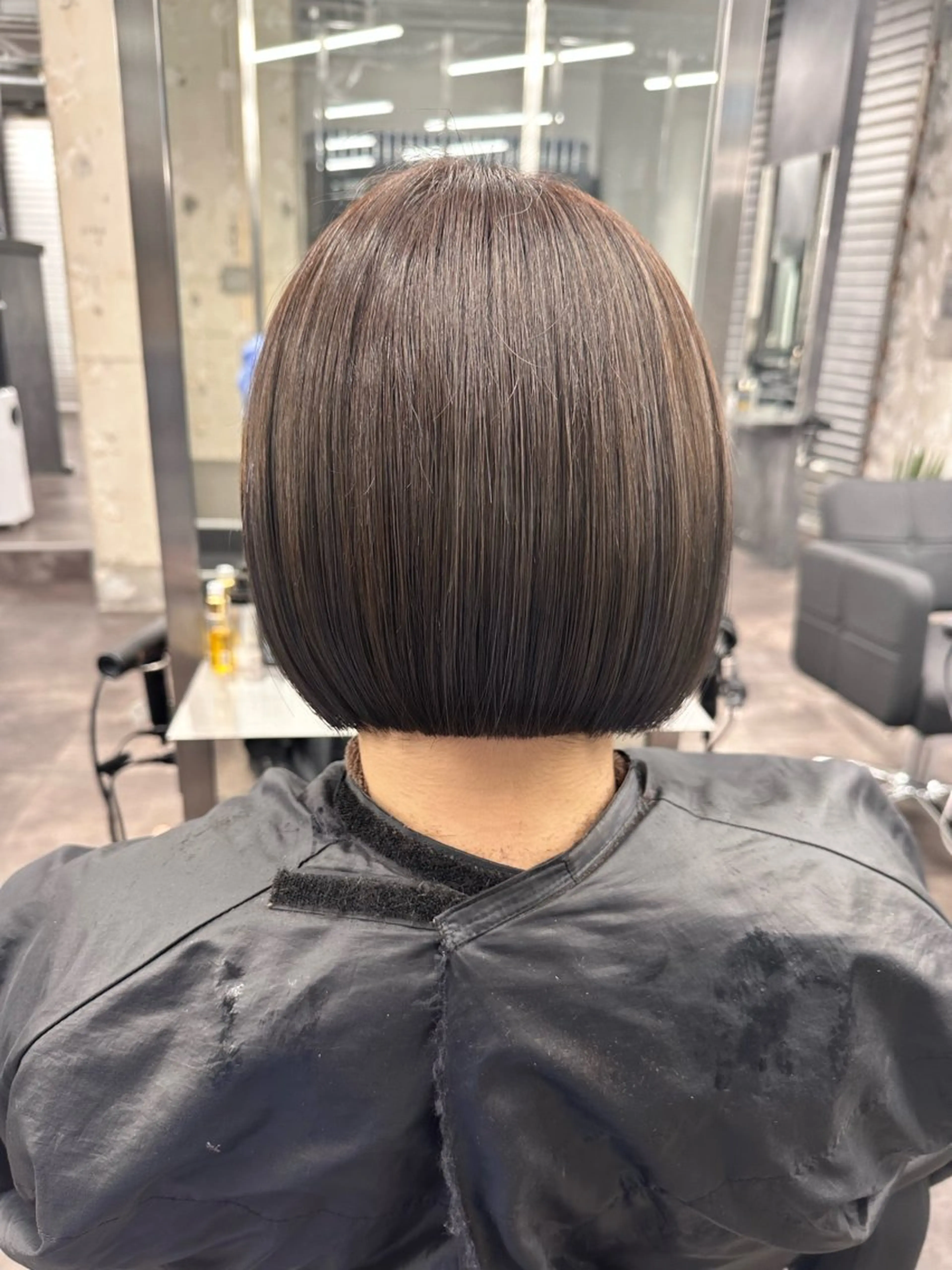 ショート 切りっぱなしボブ ボブ GARTE所属・ゲンキ /カットモデル募集のヘアスタイル