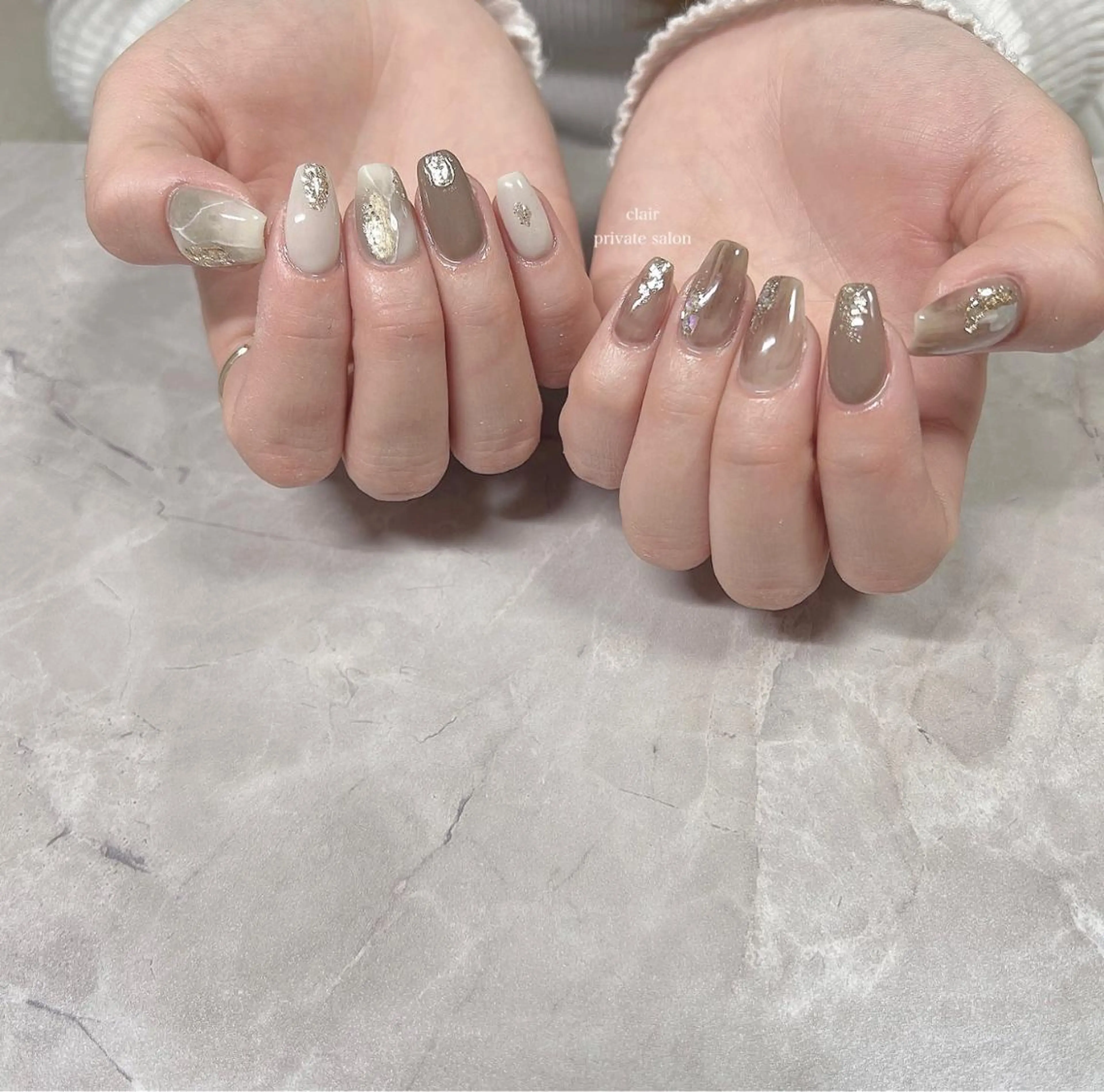 ネイル ハンドネイル ハンドケア nail salon una.のネイルデザイン