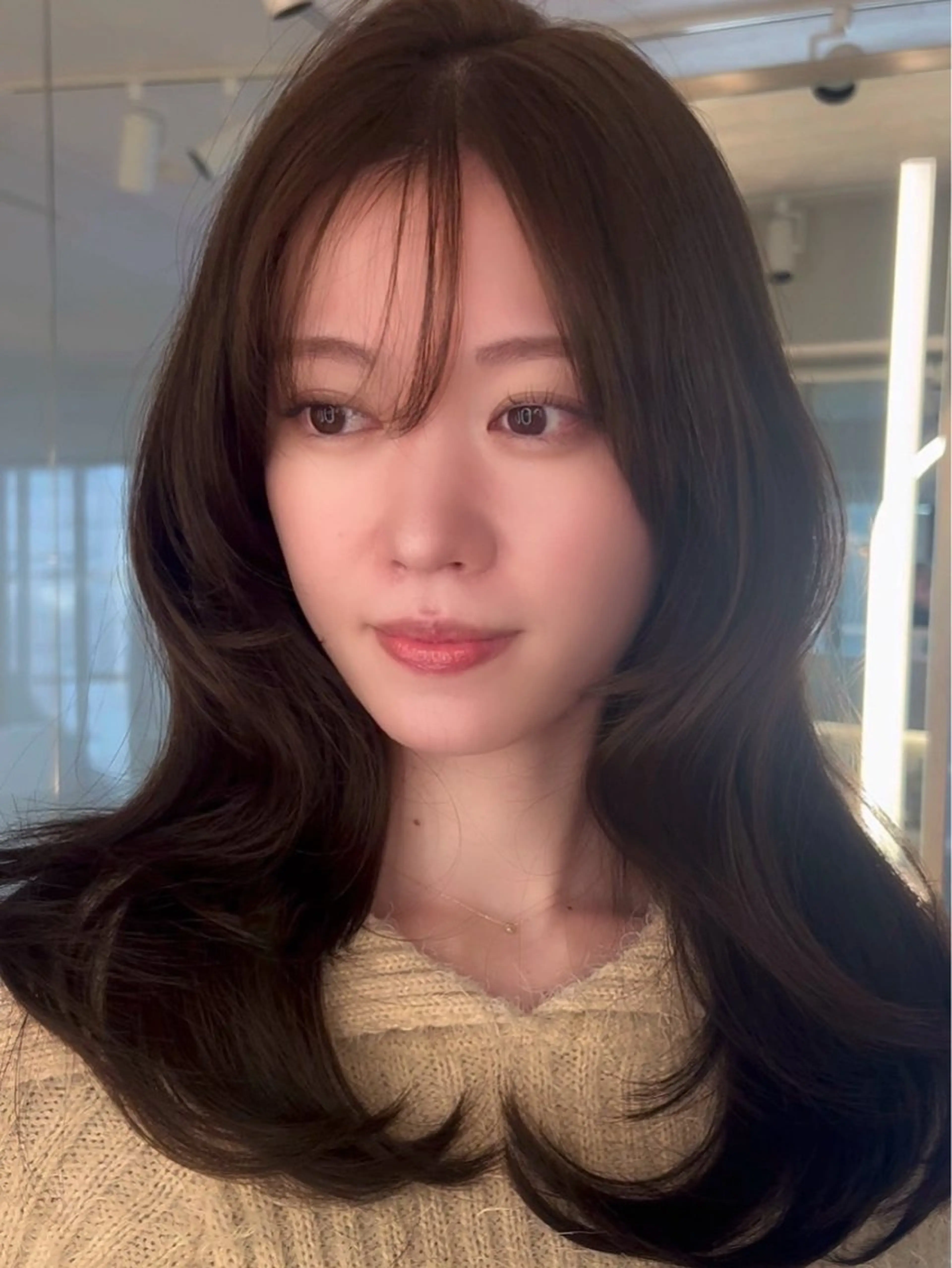 ロング ayu omochaのヘアスタイル