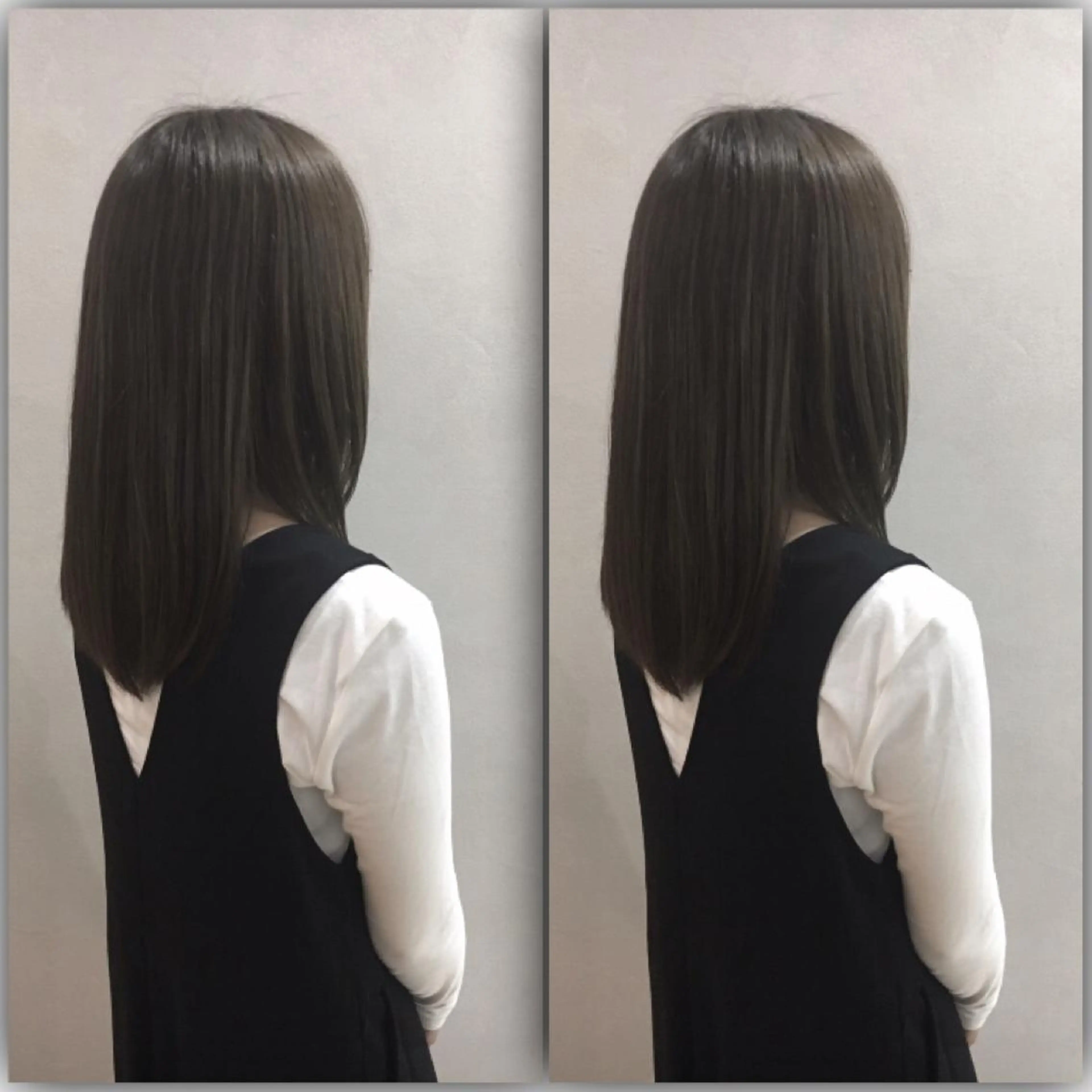 セミロング ヘアカラー トリートメント トップスタイリスト 江口 稜亮のヘアスタイル