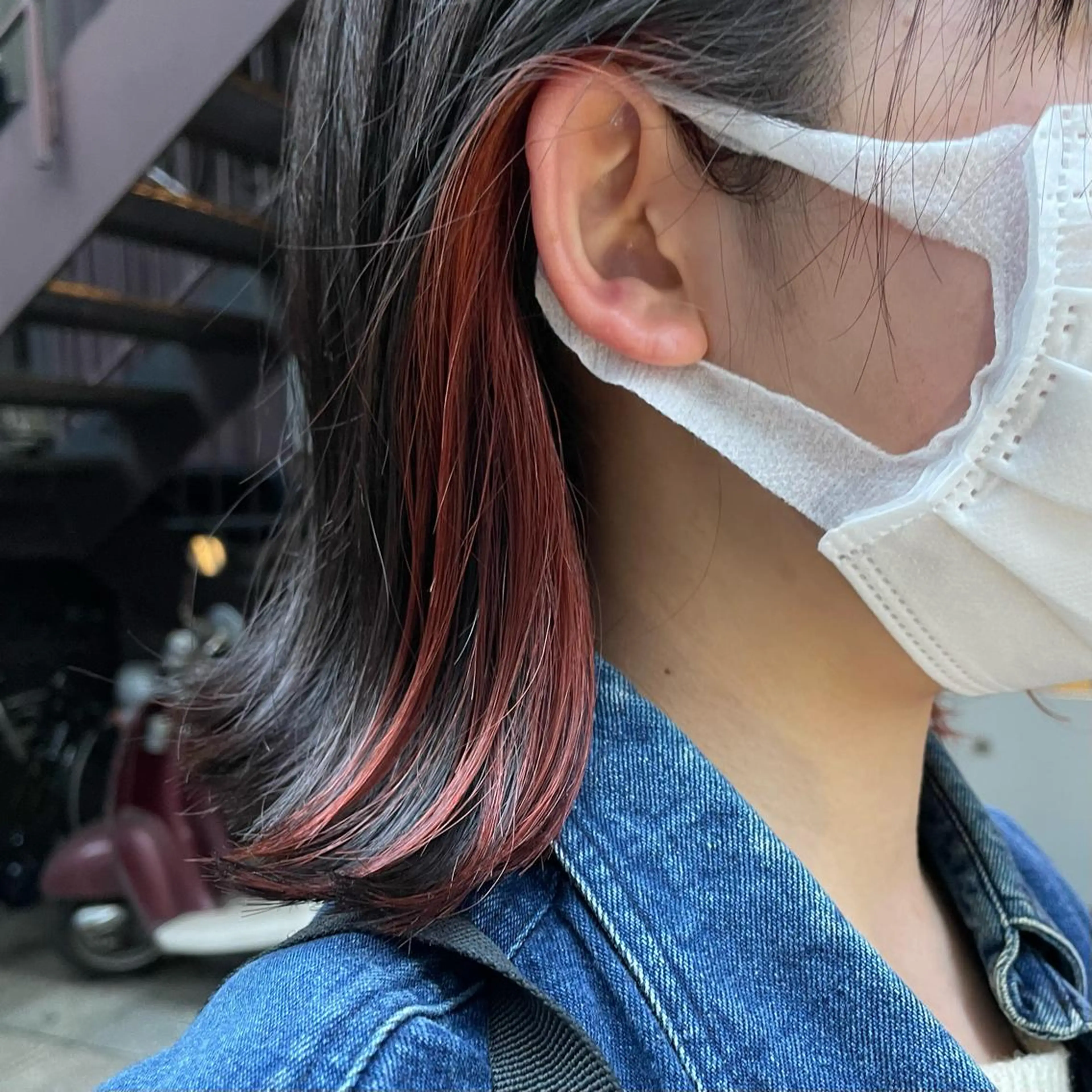 ミディアム カラー 黒髪 ツヤ美髪💐 髪質改善/高山愛来のヘアスタイル