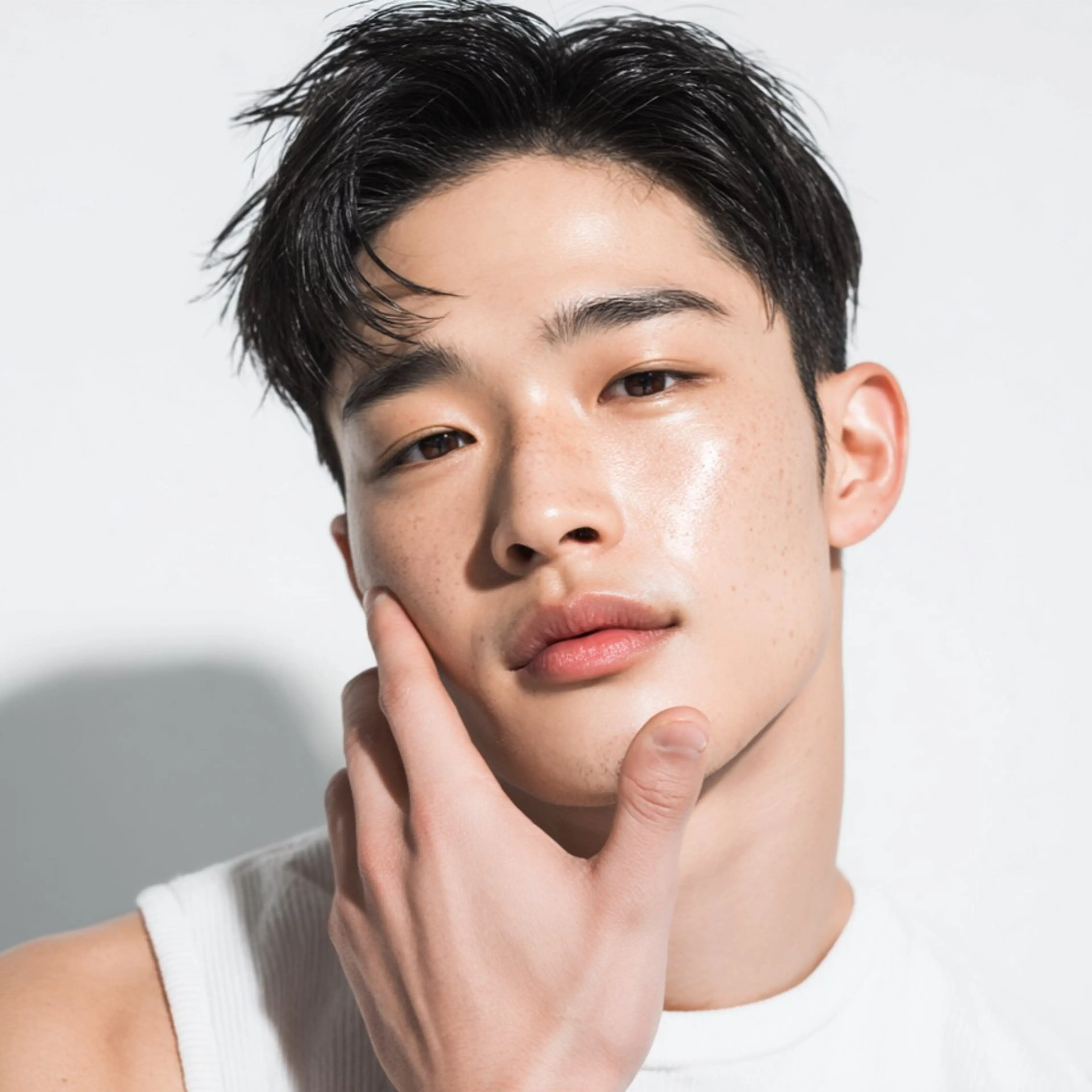 メンズ学生様向け🧑🏻‍🎓骨格に合わせた今どき眉毛🌟抜け感眉毛🌟韓国風眉毛🌟の写真