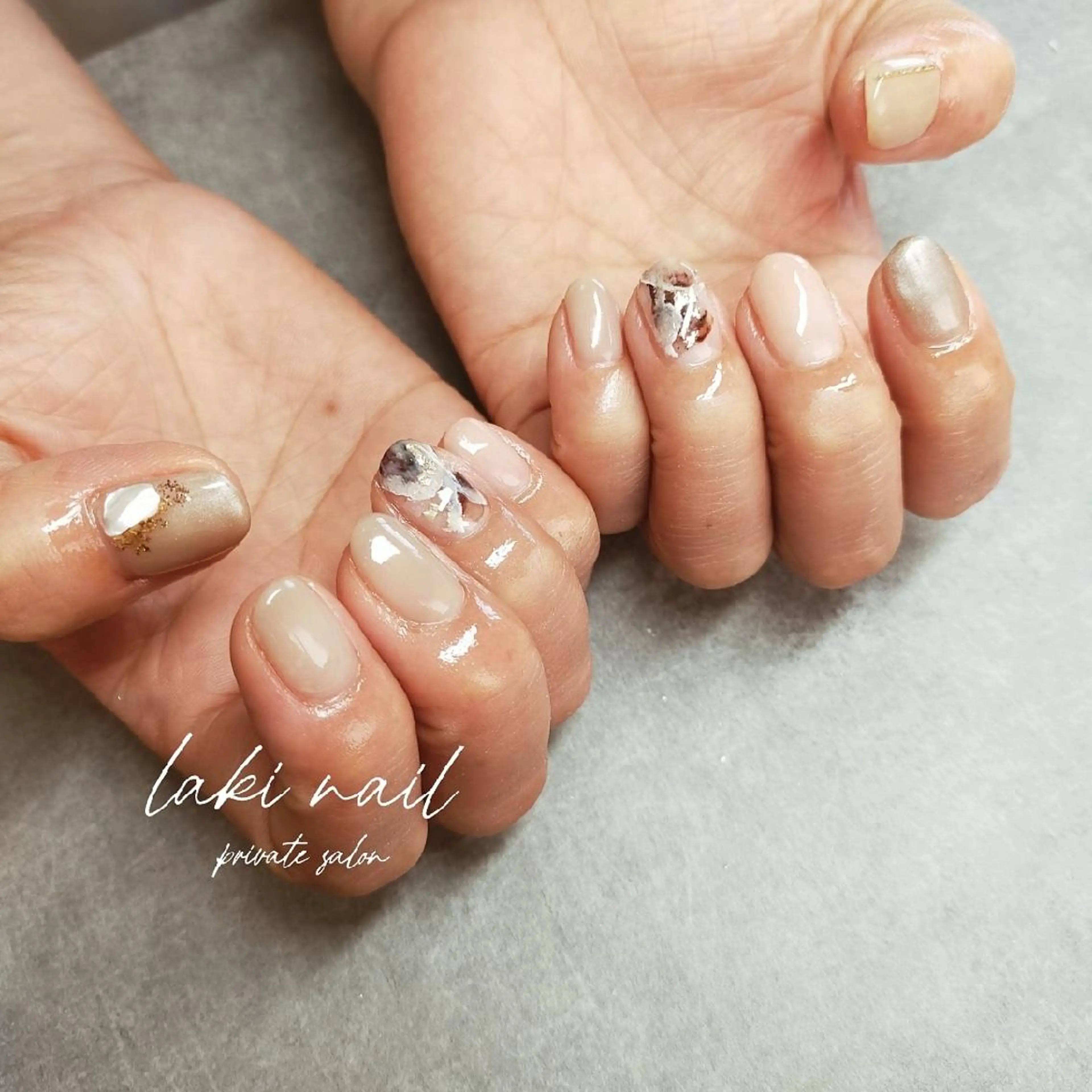 ネイル シンプルネイル by lakiのネイルデザイン