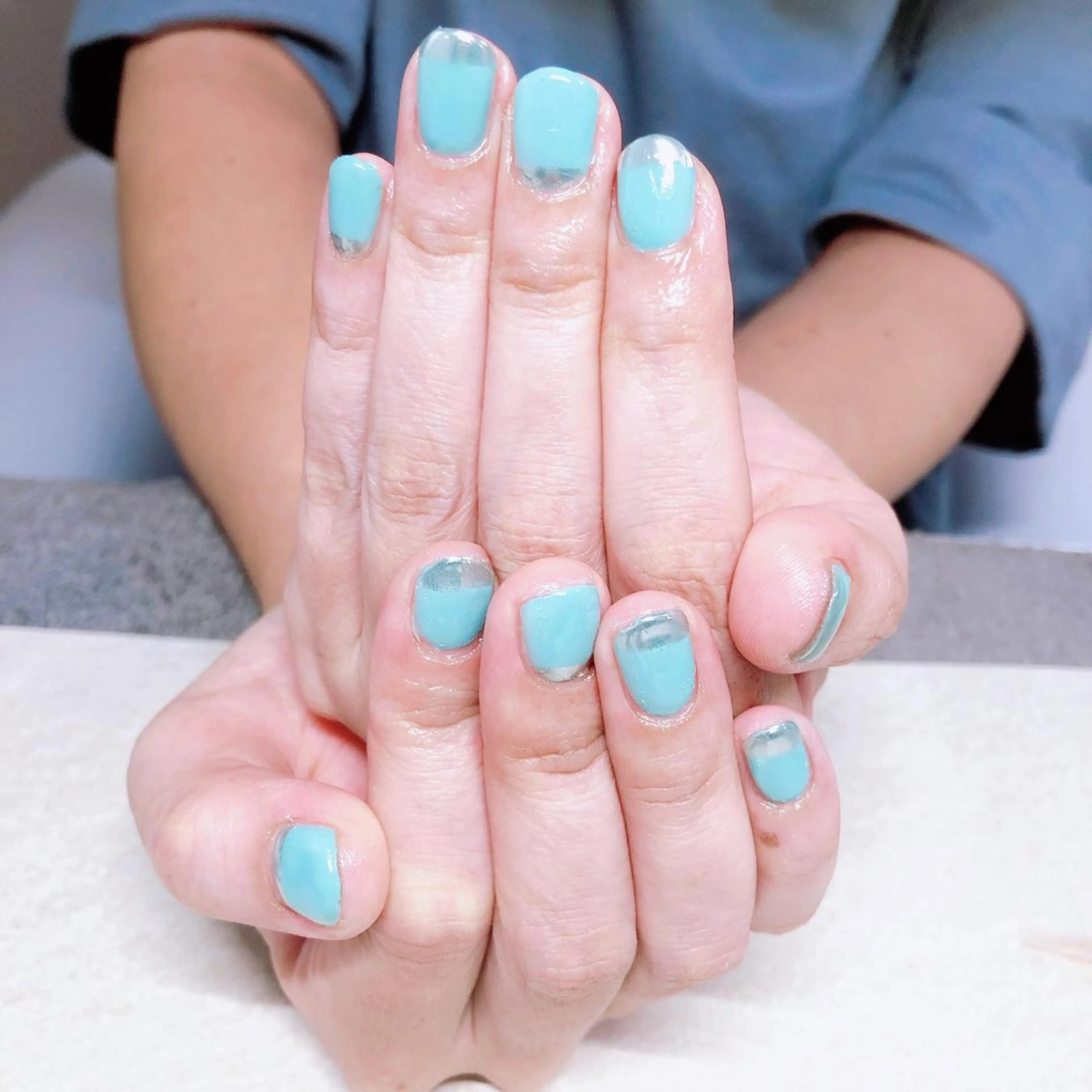 ネイル ミラーネイル 奥園 良恵のネイルデザイン