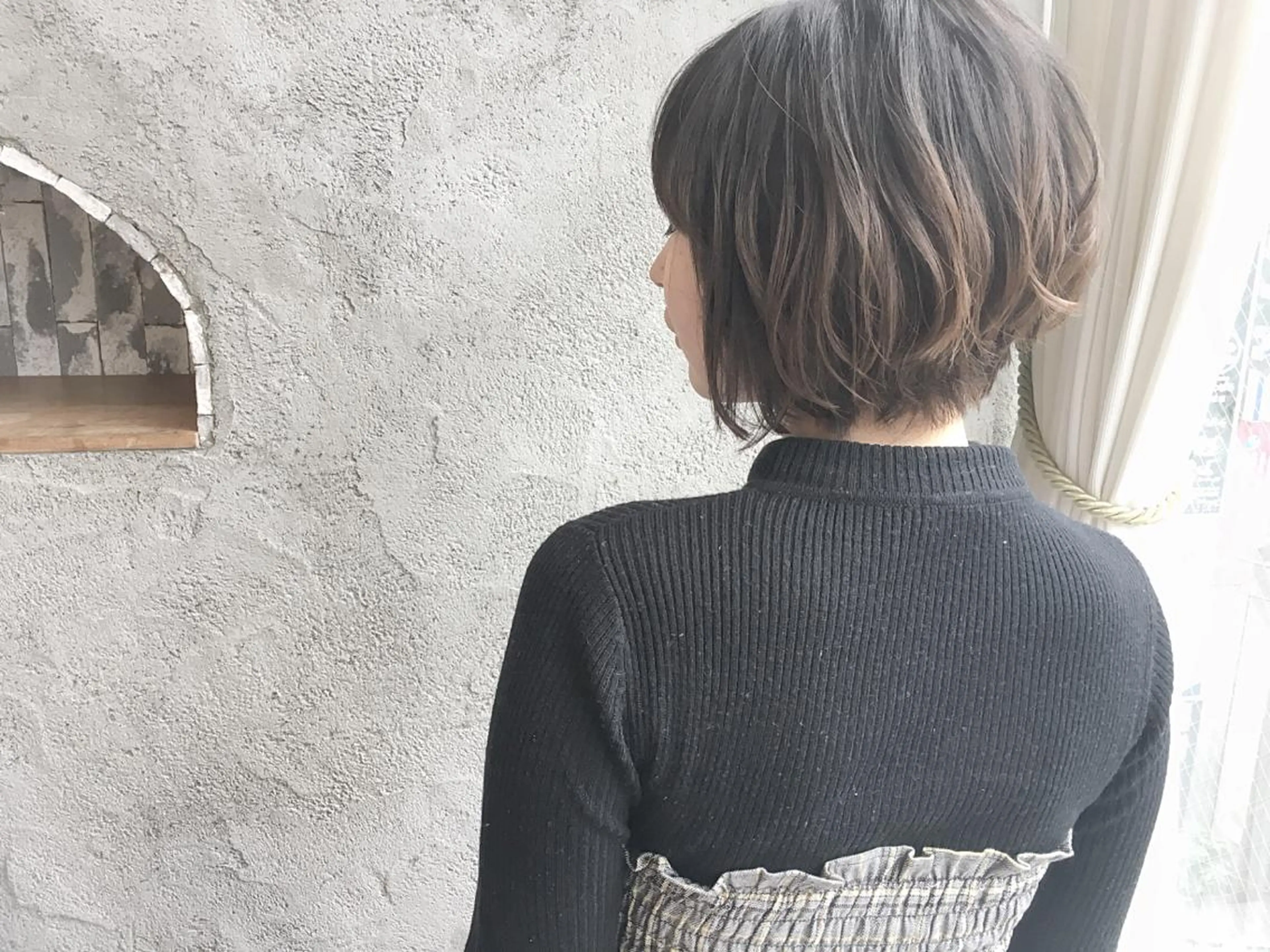 ショート カラー ショートボブ グラデーションカラー ボブ ショートヘア EMANON天神所属・Hitomi Ezakiのヘアスタイル