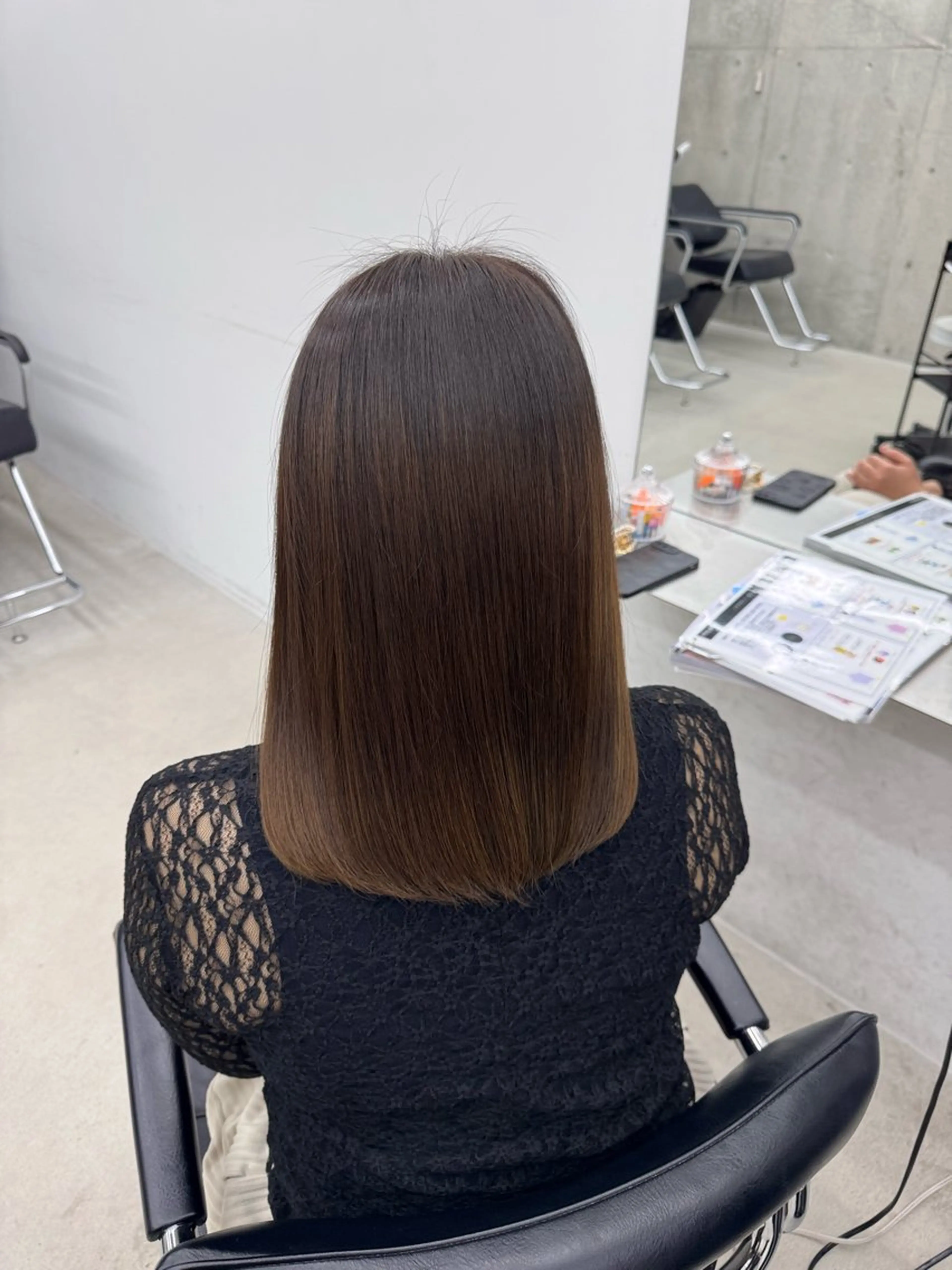 カラー ヘアカラー 和木坂 日美のヘアスタイル