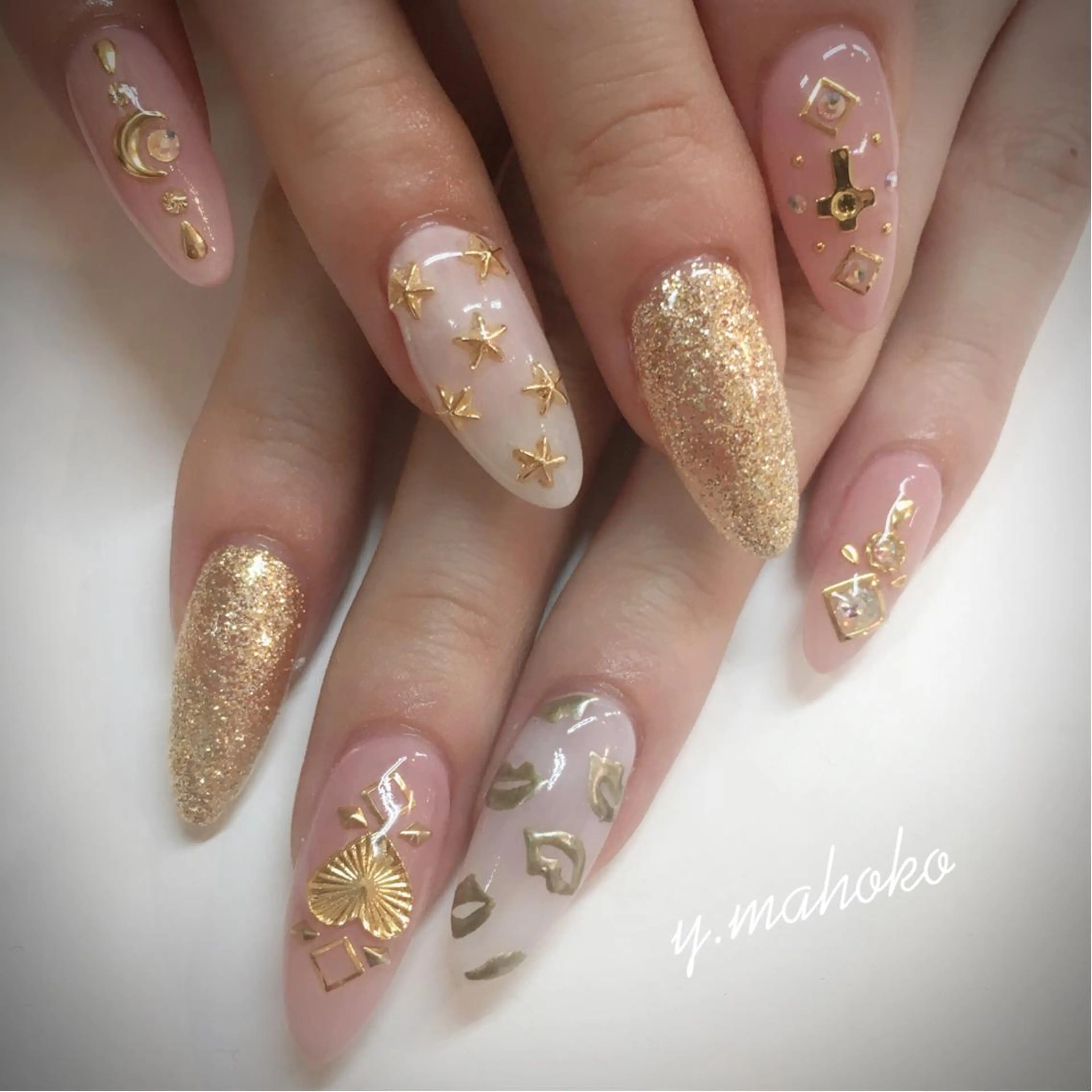 ネイル She nail studio 原宿所属・パラジェル有/ スカルプ/mahoのネイルデザイン