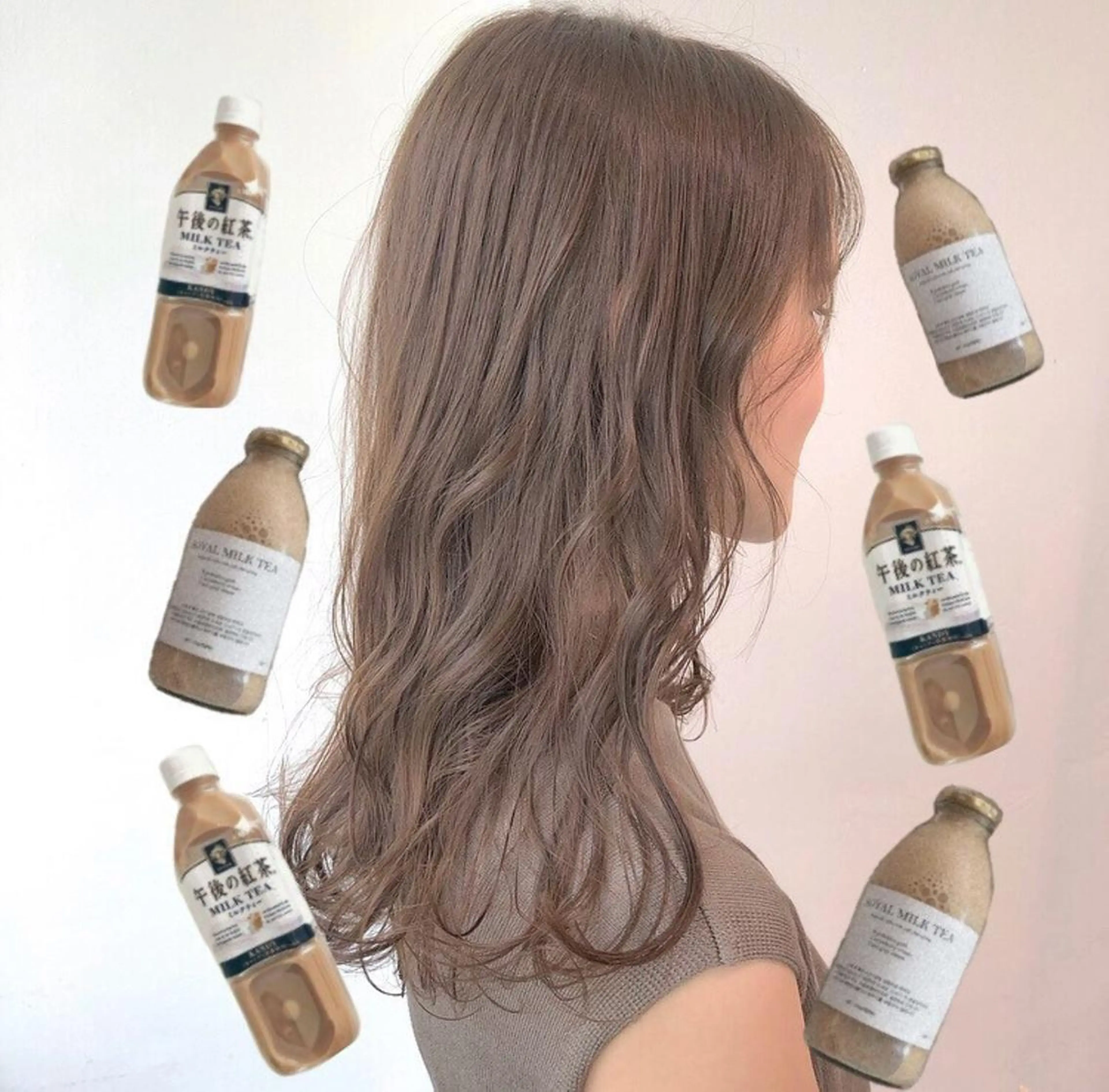 ミディアム 🩶透髪×モテ髪🩶 池袋SHE🏹🩶のヘアスタイル