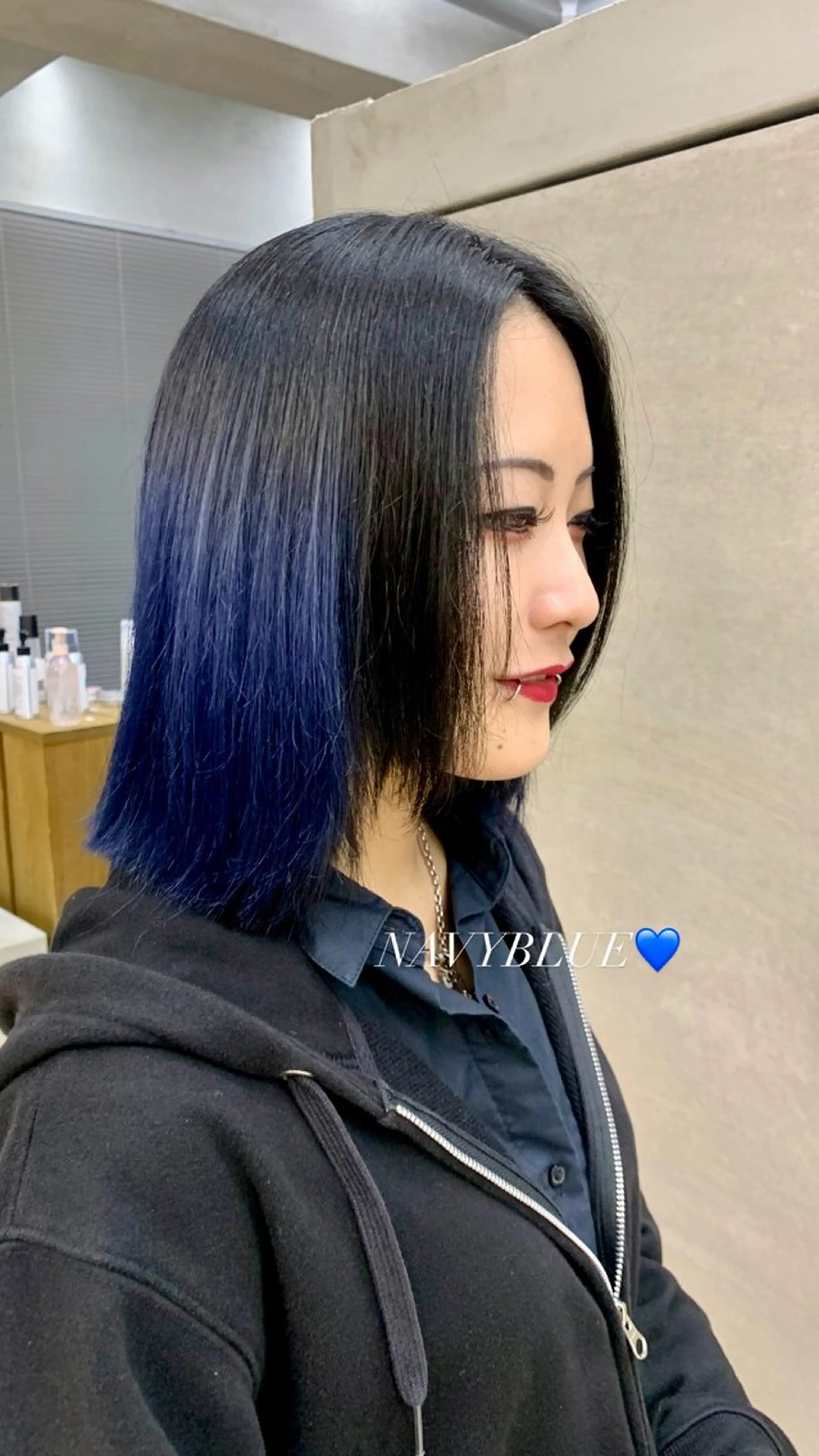 ミディアム カラー ブリーチ ブルーカラー libuR total beauty salon所属・エクシアホワイト 碧南店りりかのその他イメージ