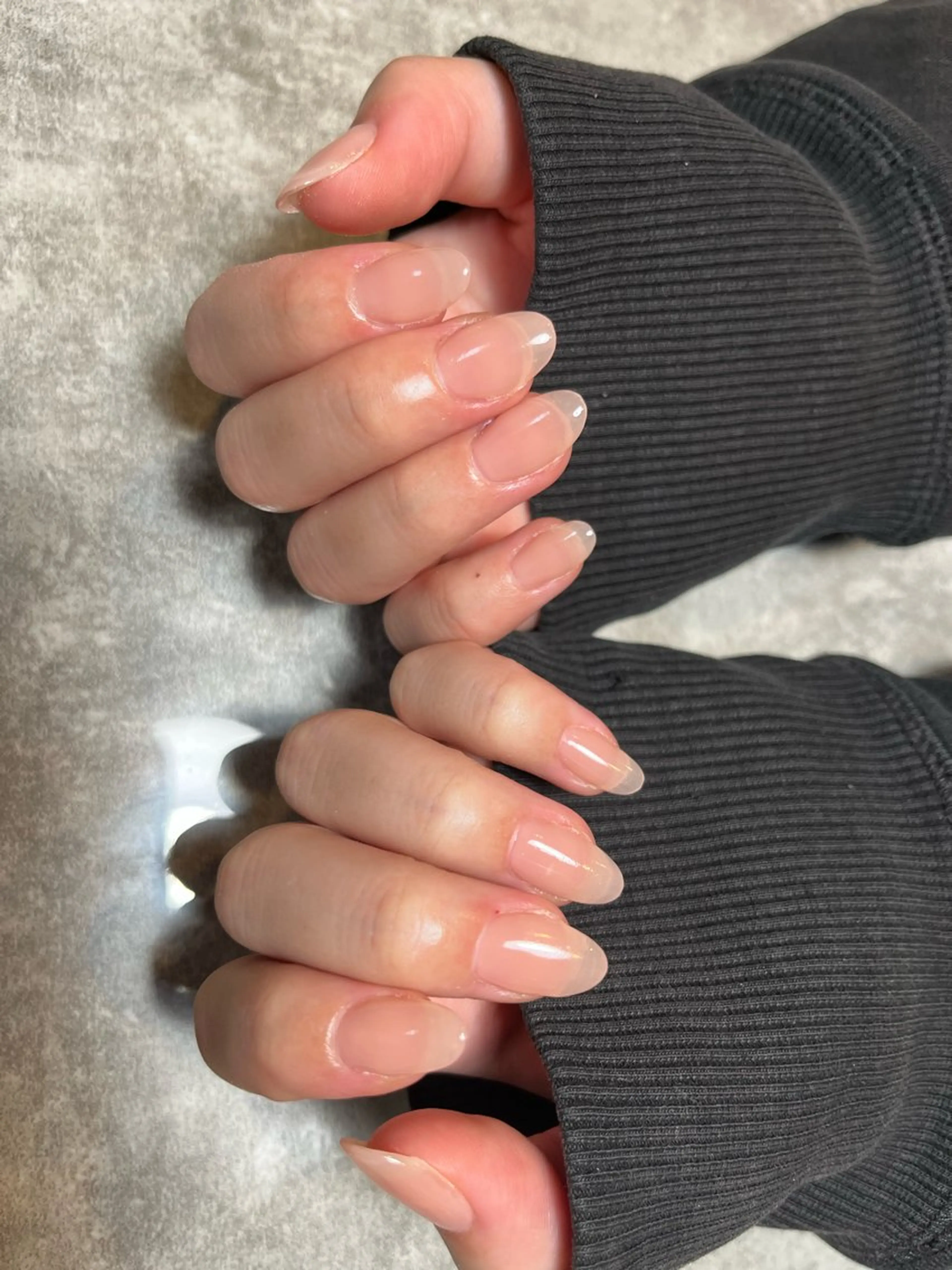 ネイル ワンカラーネイル 福井 ゆののネイルデザイン