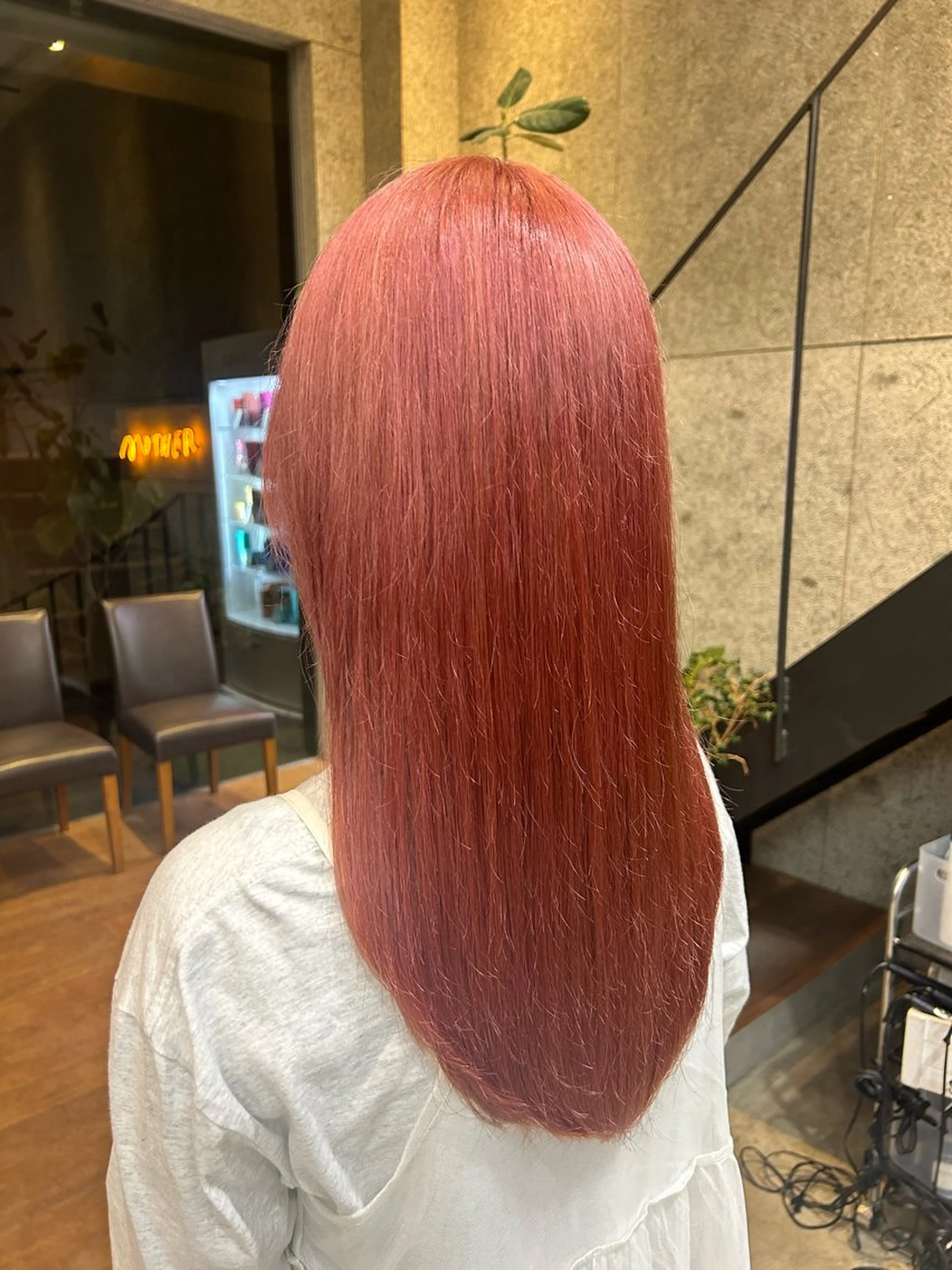 セミロング カラー 🤡暖色艶カラー 🤡みさきのヘアスタイル