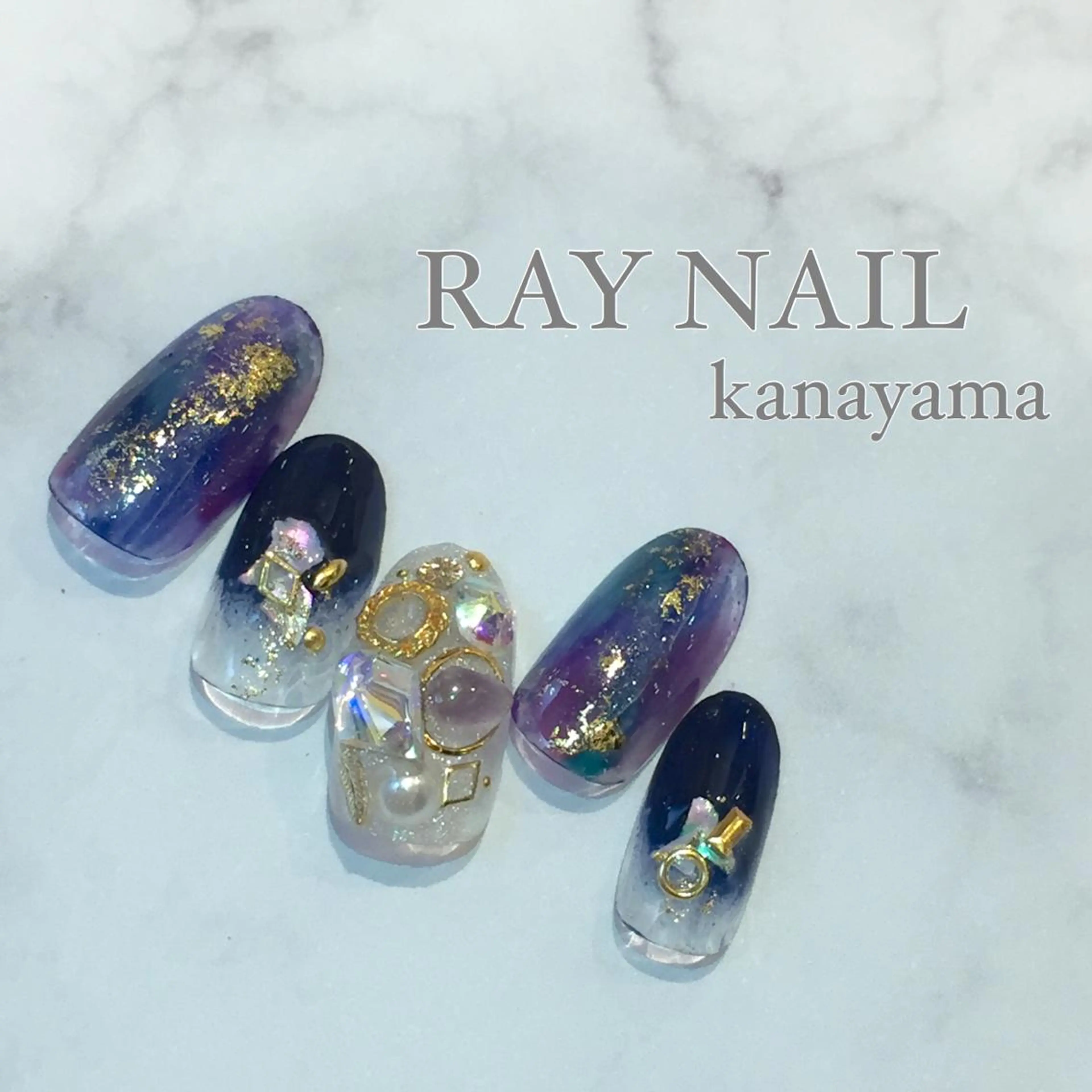 ネイル ネイルチップ Arowa 伊田のネイルデザイン