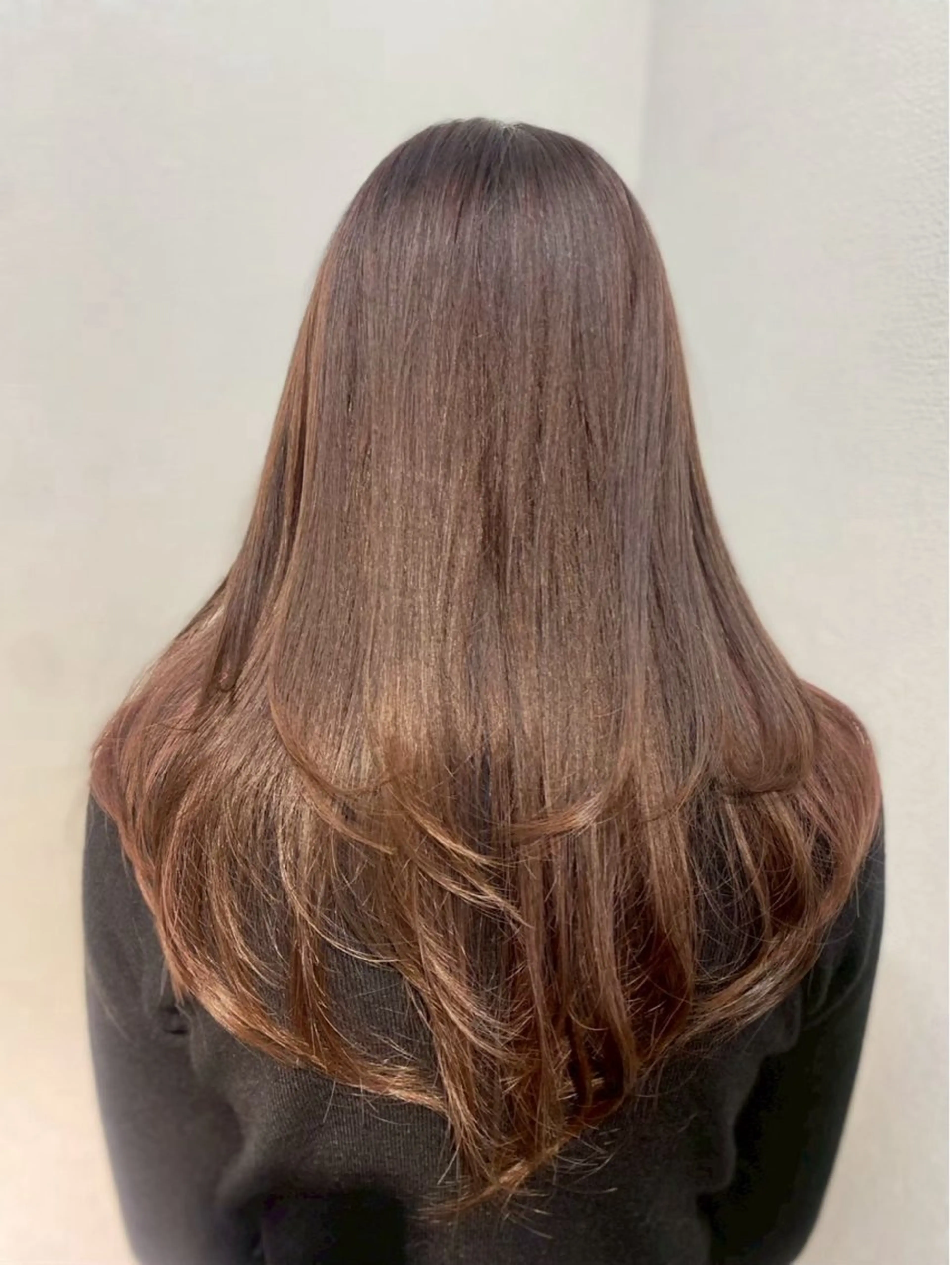 ロング カラー 北村 理奈のヘアスタイル