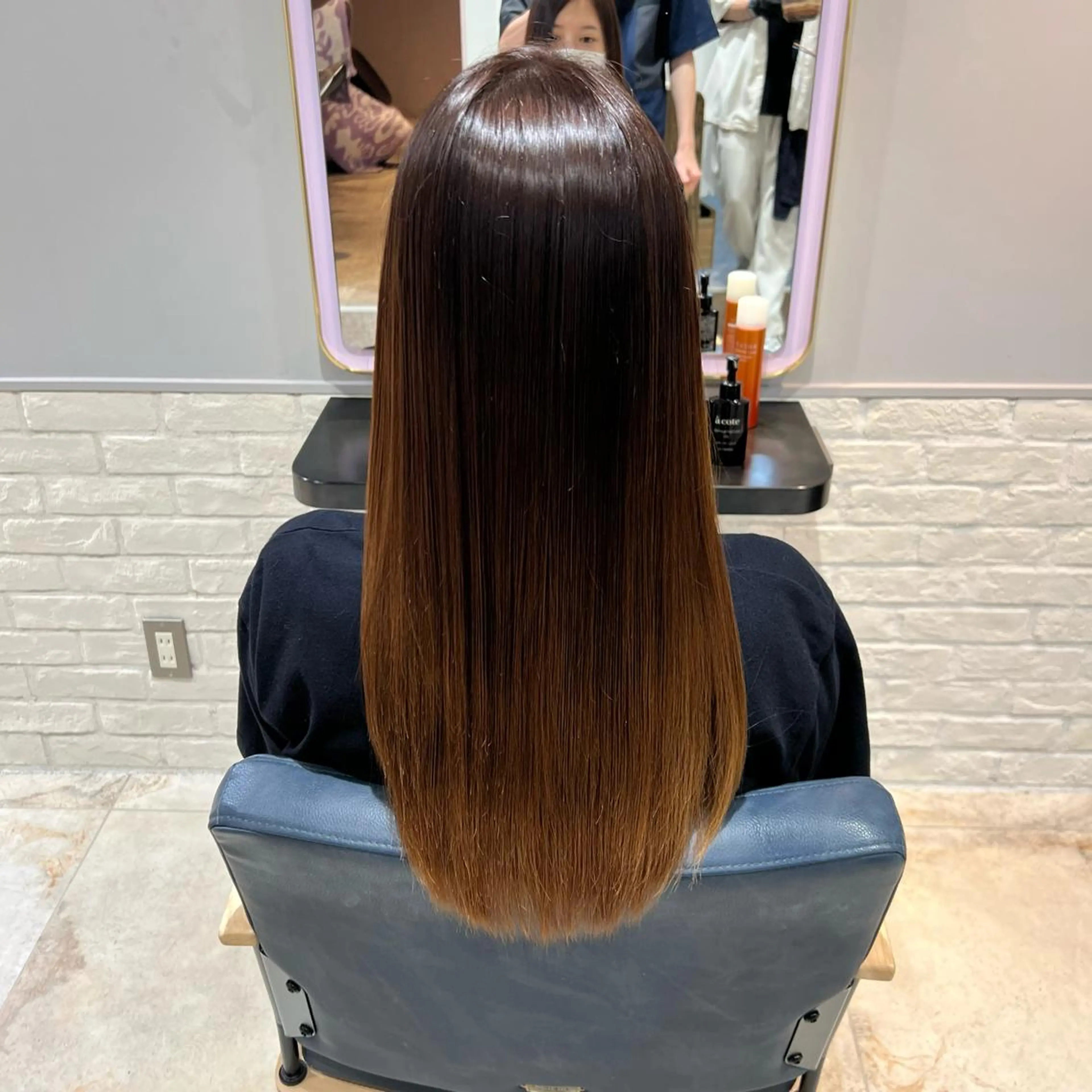 ロング Nyne所属・🍀失敗しない 縮毛矯正熊谷竜馬🍀のヘアスタイル