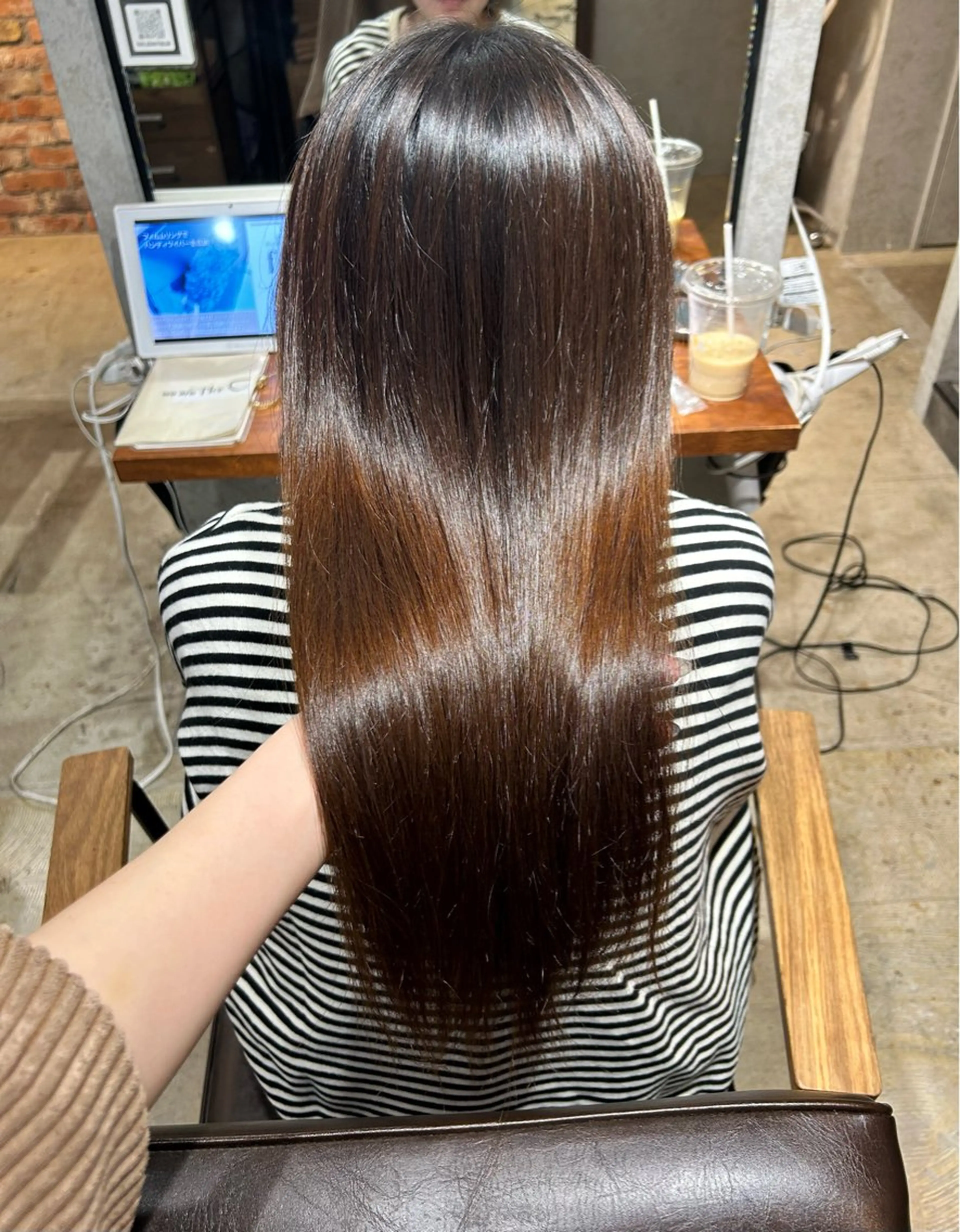 ミディアム 縮毛矯正 konatsu 🪽のヘアスタイル