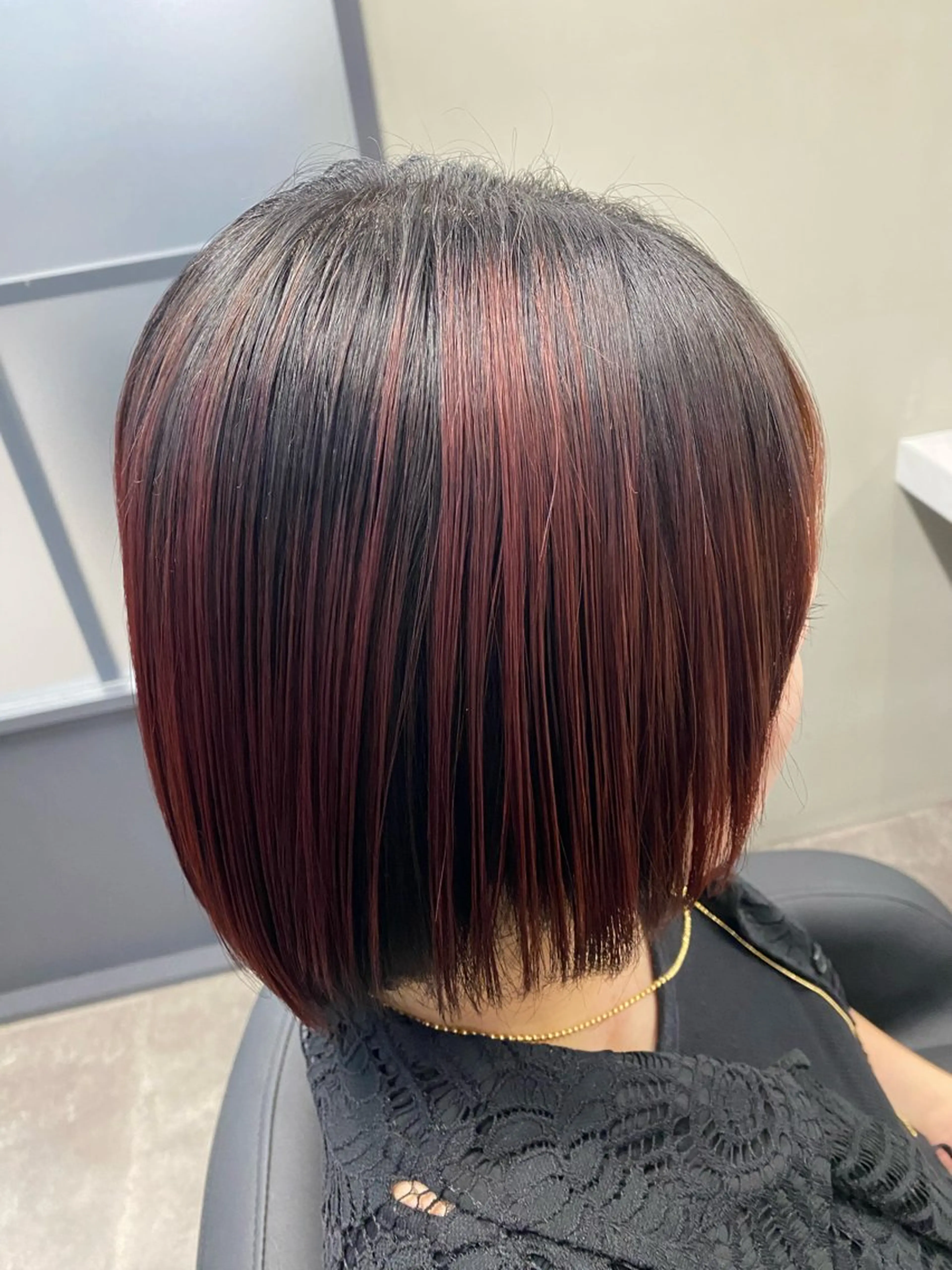 ショート ヘアカラー トリートメント ブリーチ/インナー カラー/長峯美羽のヘアスタイル