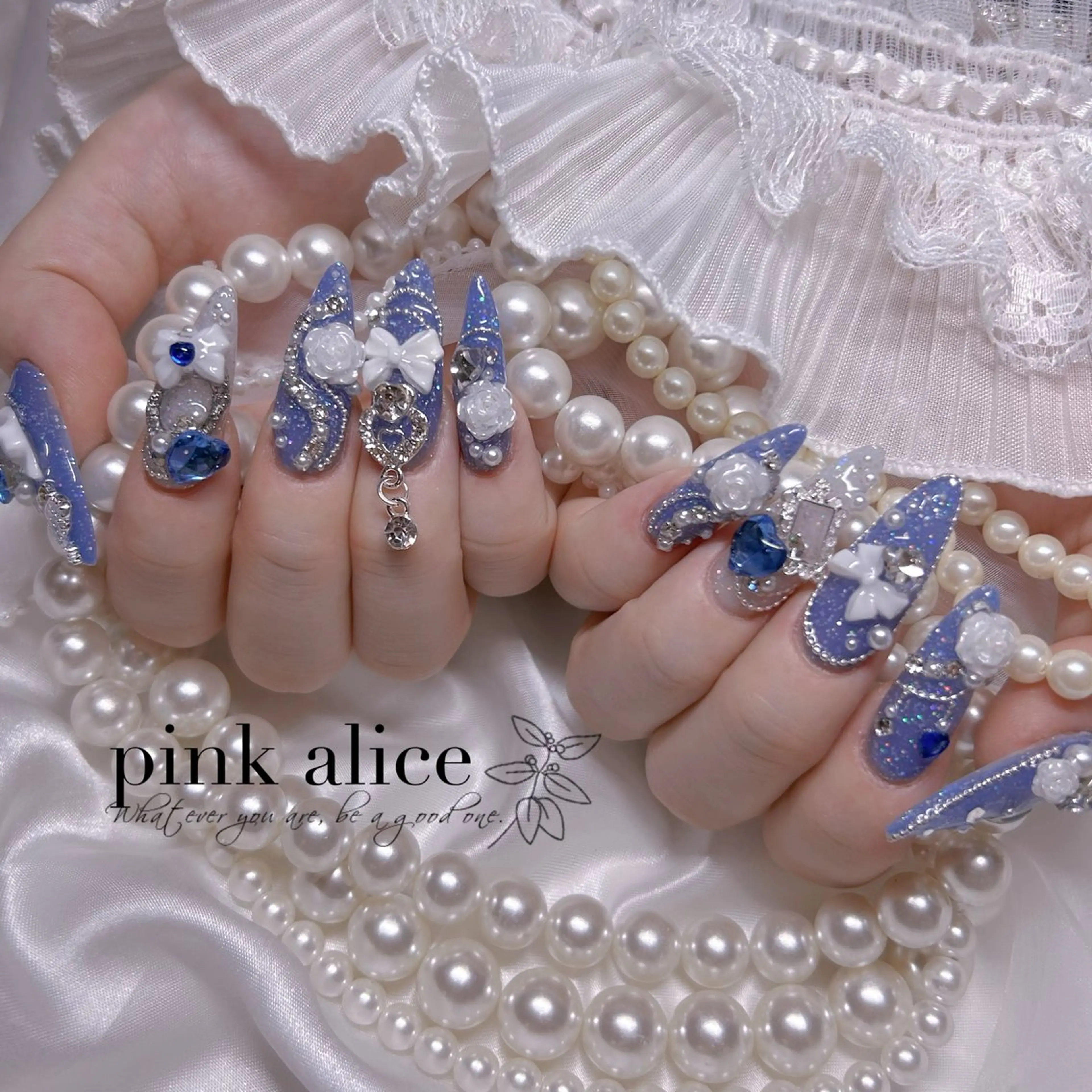 ♣️ 【自爪】全店材料使い放題 ♣️150分オフ込自爪アート10本♣️有料パーツ/3D/キャラクター乗せ放題の写真