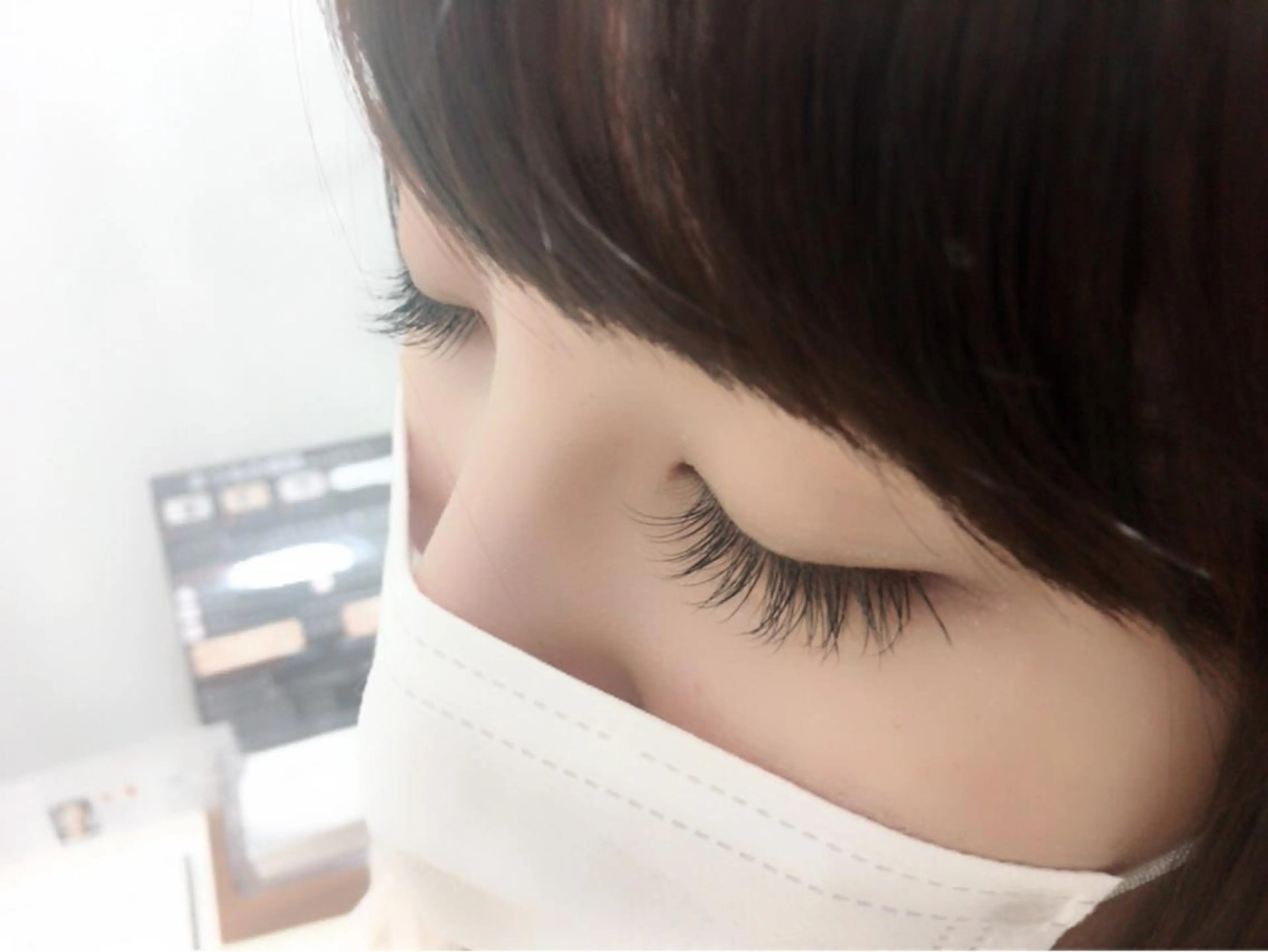 マツエク・マツパ Cカール 池村美月 @透明感カラーのヘアスタイル