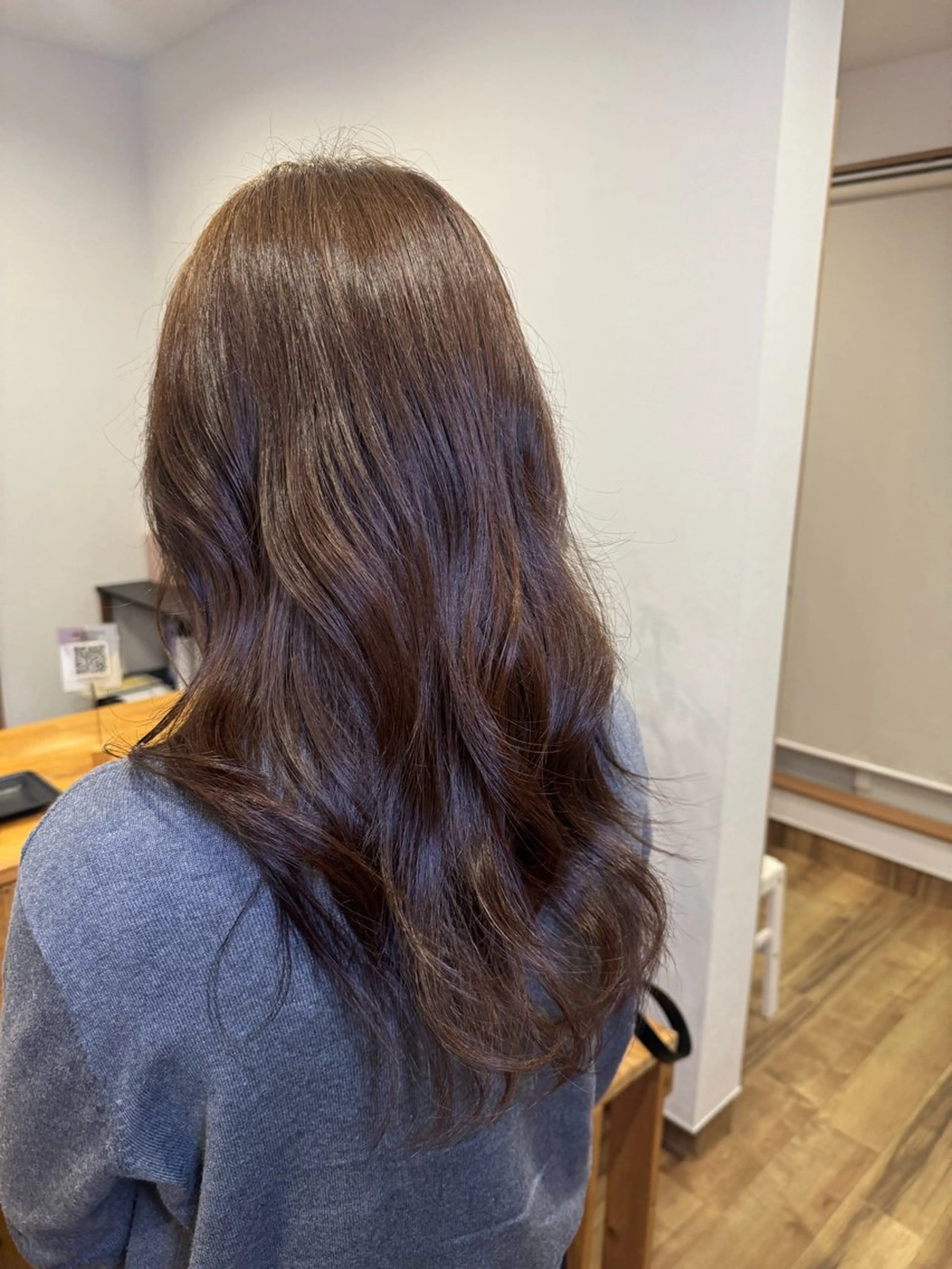 セミロング カット ヘアカラー トリートメント Claire 【クレール】所属・髪質改善カラー/ みきやのヘアスタイル