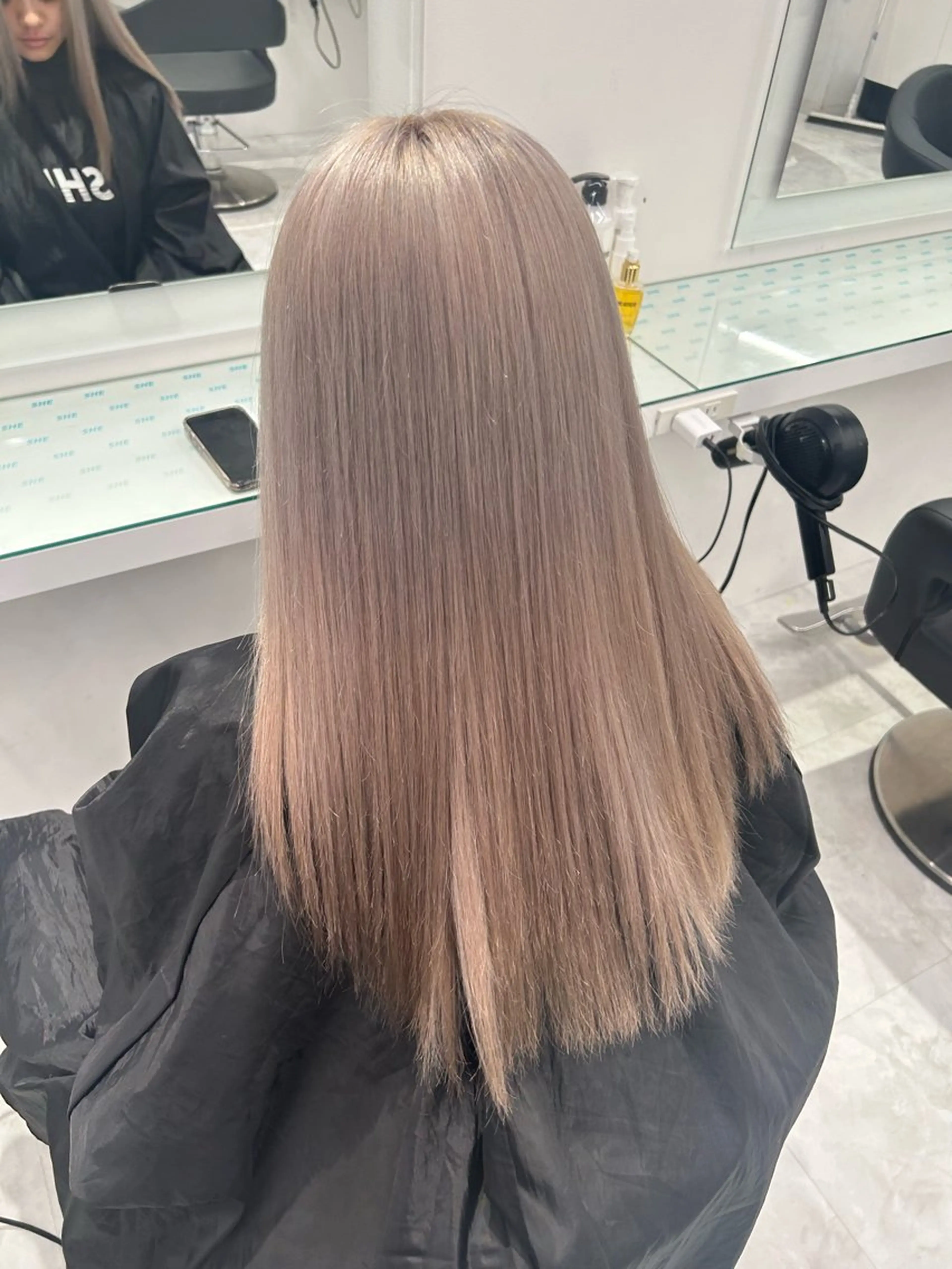 ロング ヘアカラー トリートメント ヘアセット 🩷暖色カラー🩷 BONのヘアスタイル