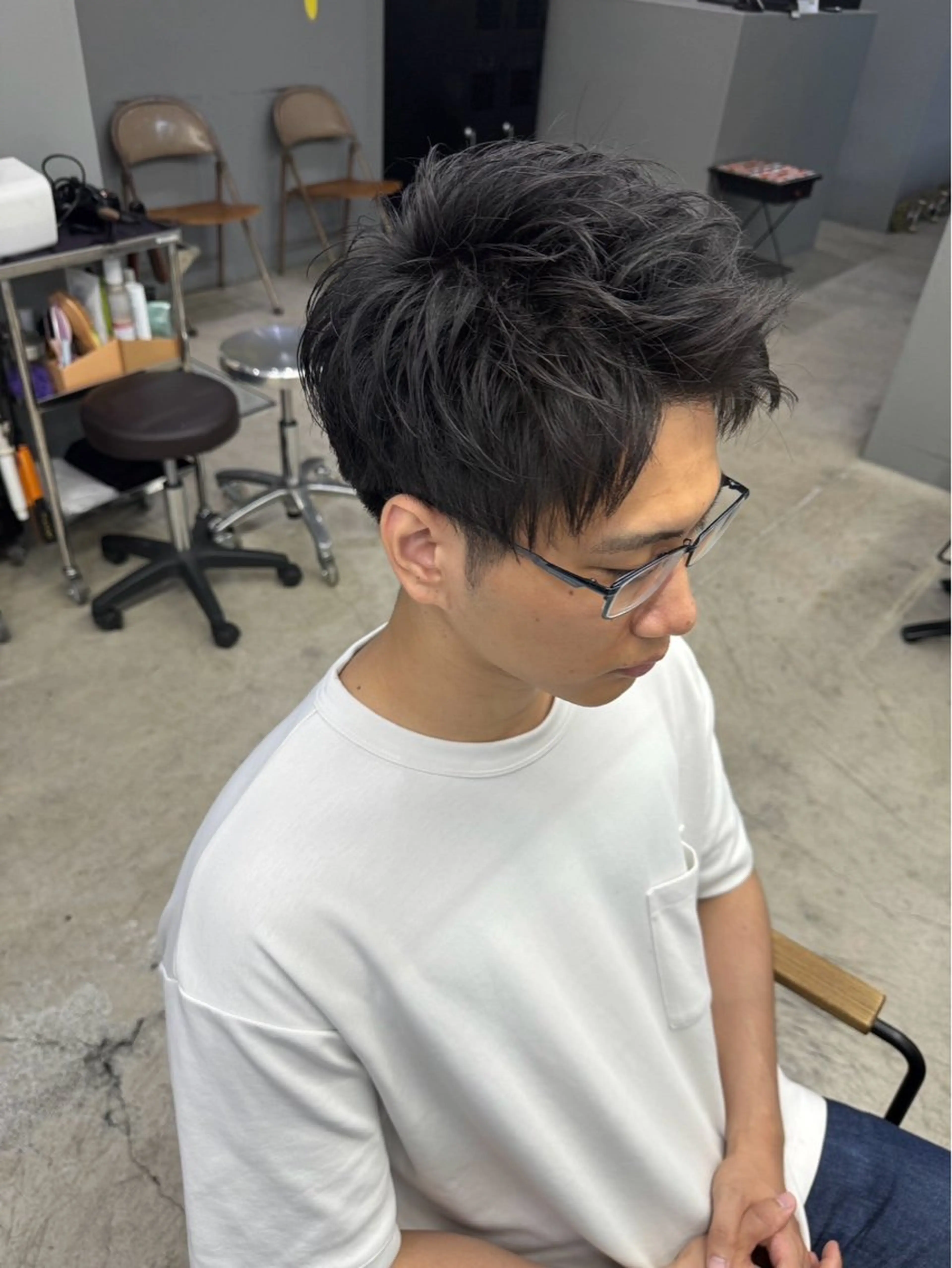 ショート メンズ メンズ専門サロン wokeのヘアスタイル