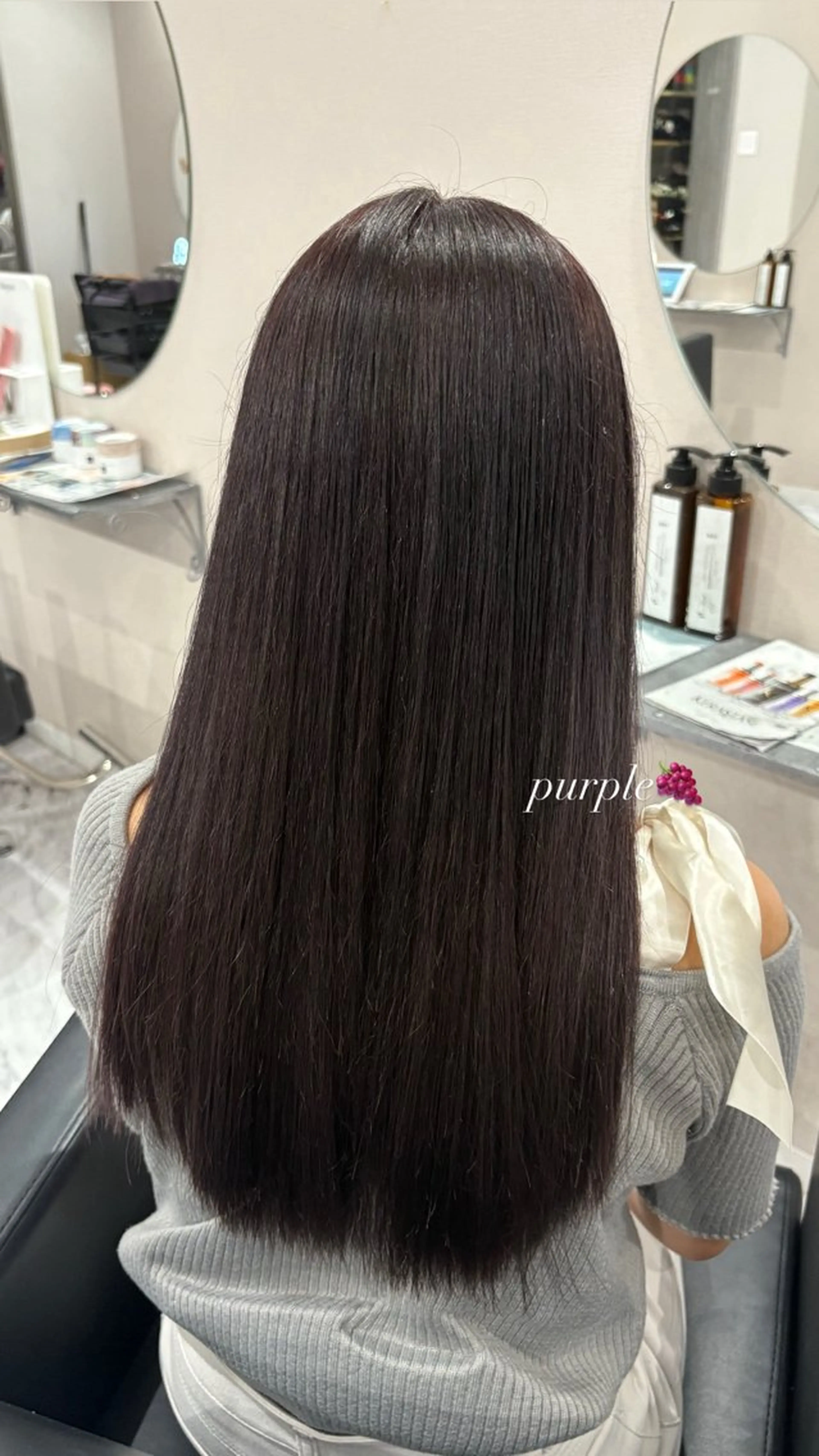 ロング カラー ヘアカラー トリートメント 🐰透明感カラー 🎀/Miyuのヘアスタイル