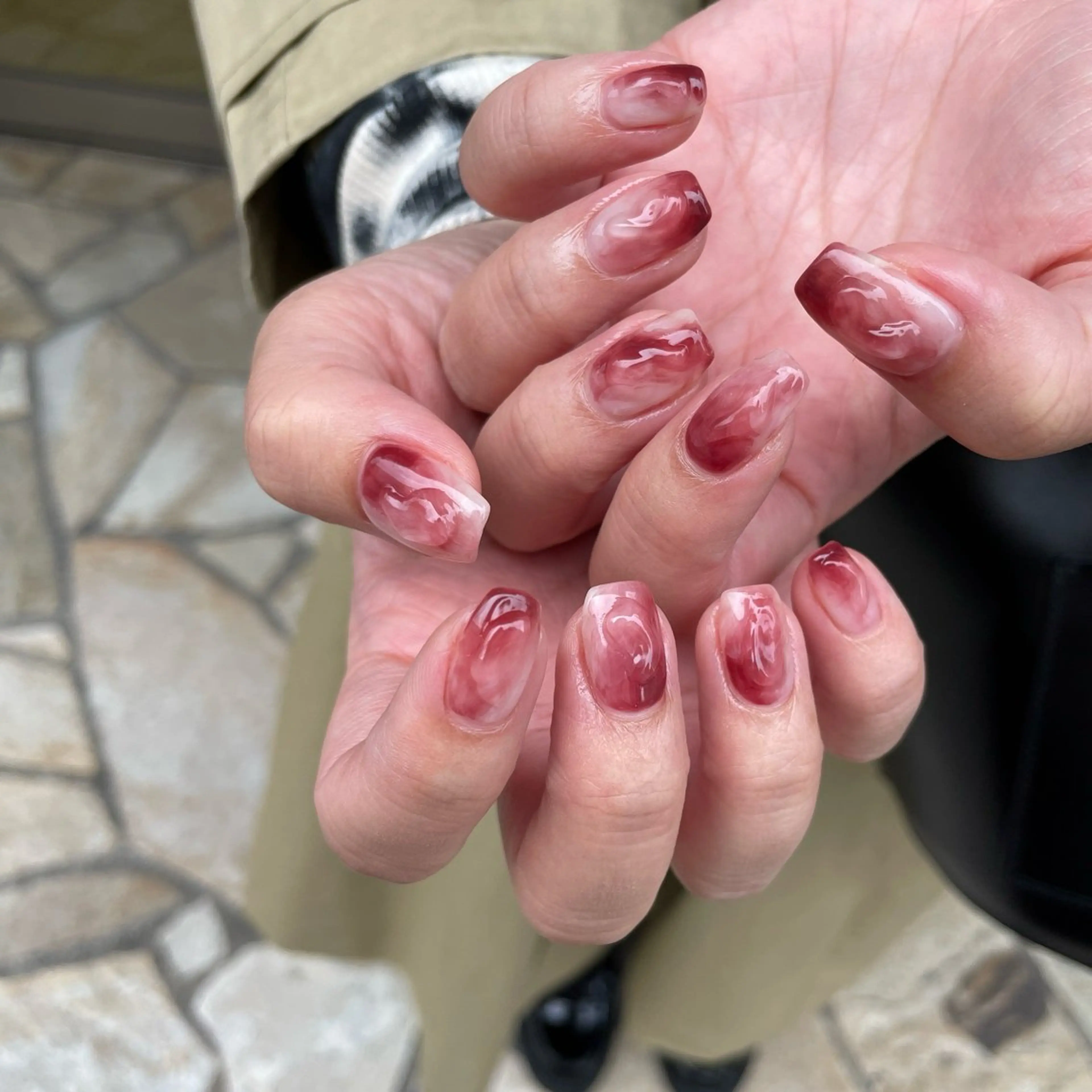 ネイル ニュアンスネイル 野口 姫和のネイルデザイン