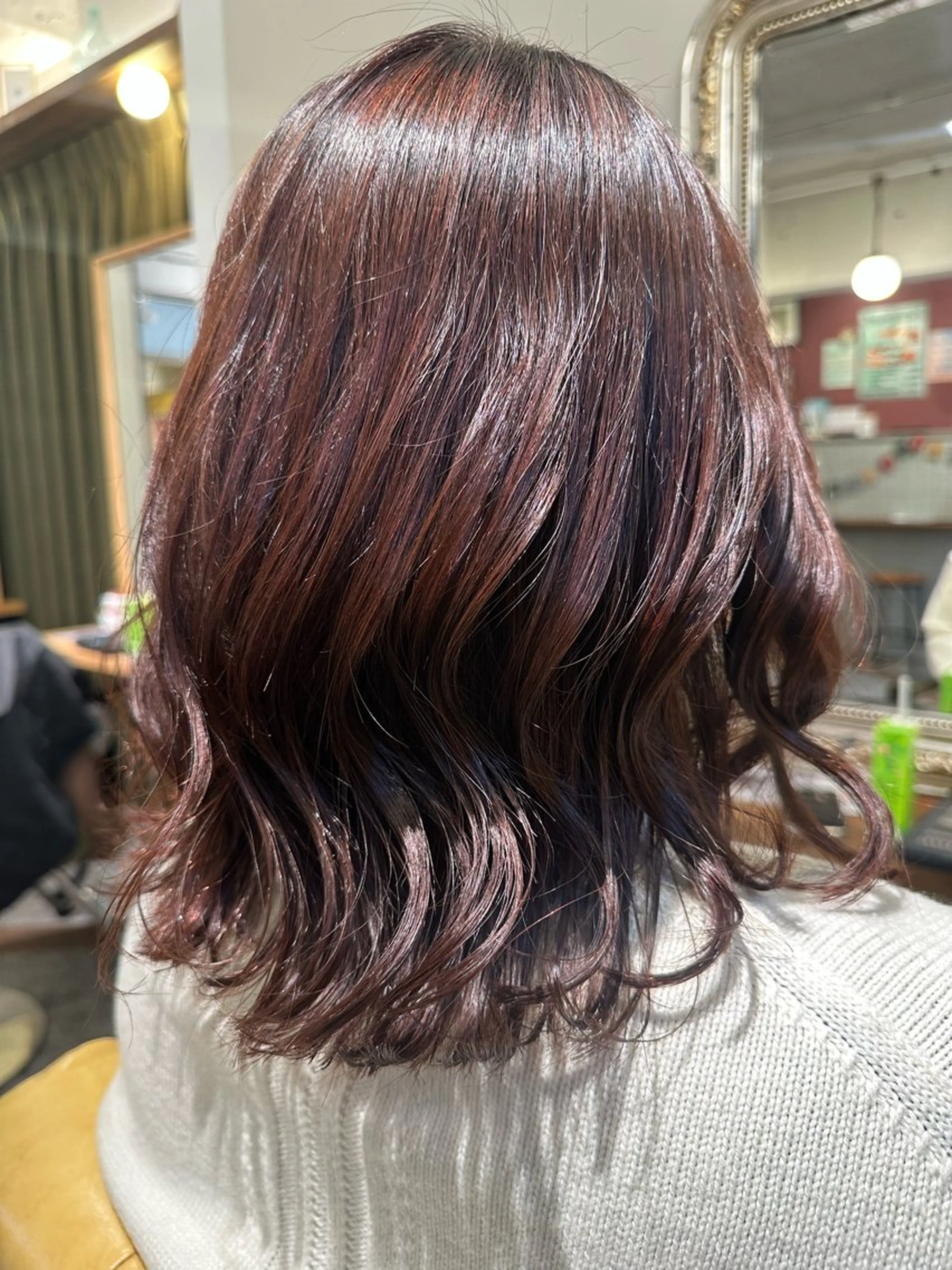 ミディアム カラー 滝口 江梨🔅のヘアスタイル