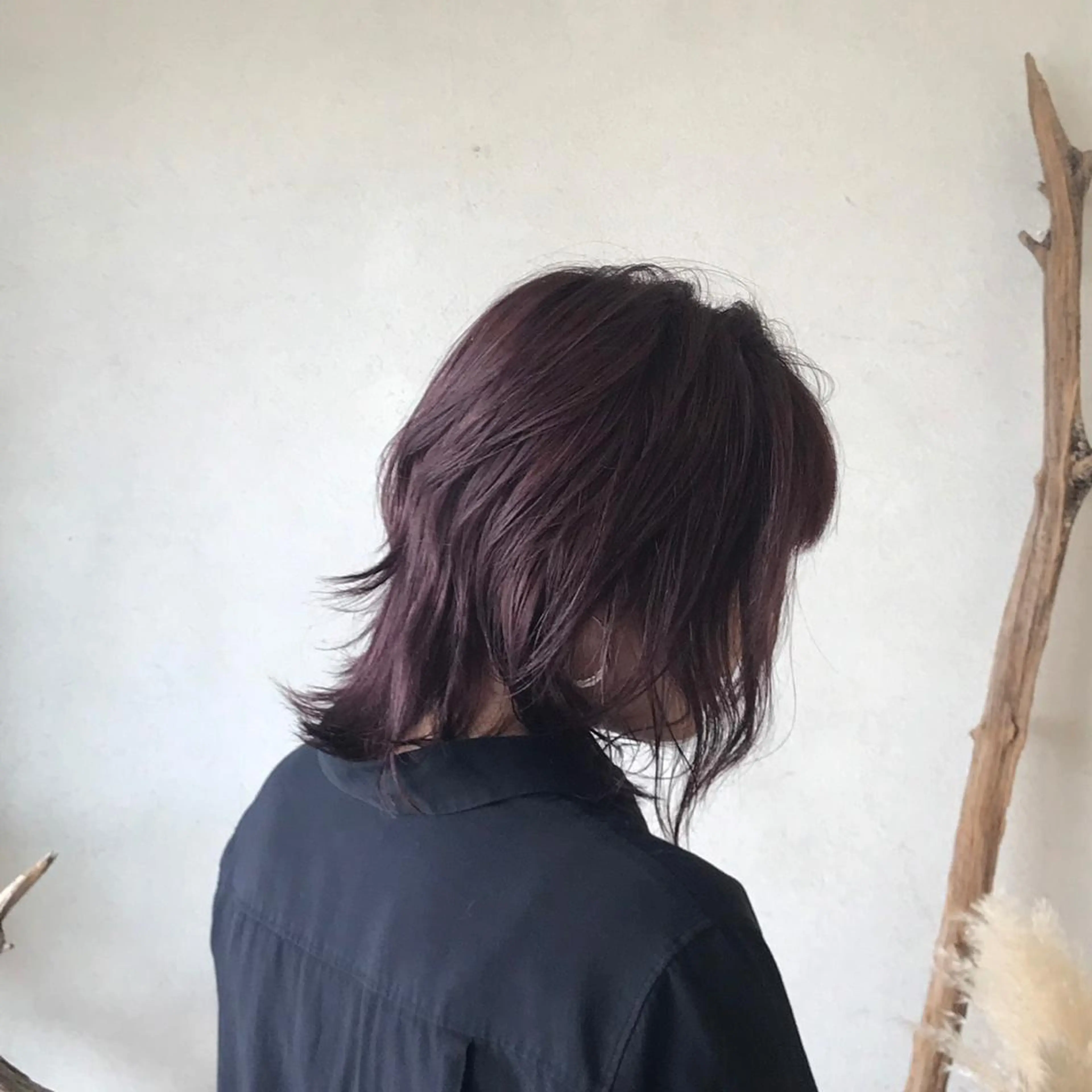 ミディアム カラー ブラウンカラー ラベンダーカラー ラベンダーブラウン mono.所属・南茨/ヘッドスパ /カット/momoのヘアスタイル