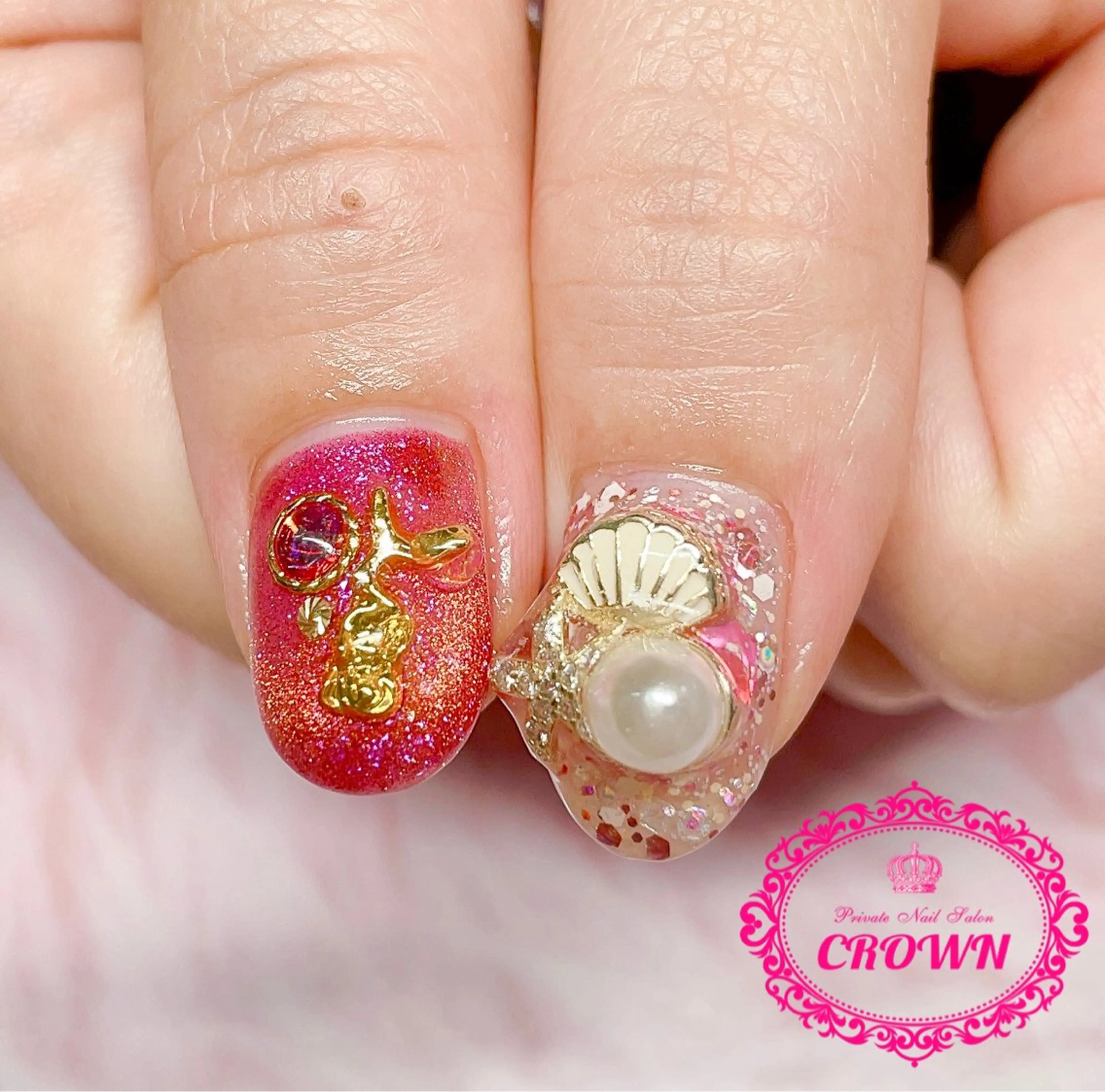 ネイル CROWN プライベートサロンのネイルデザイン