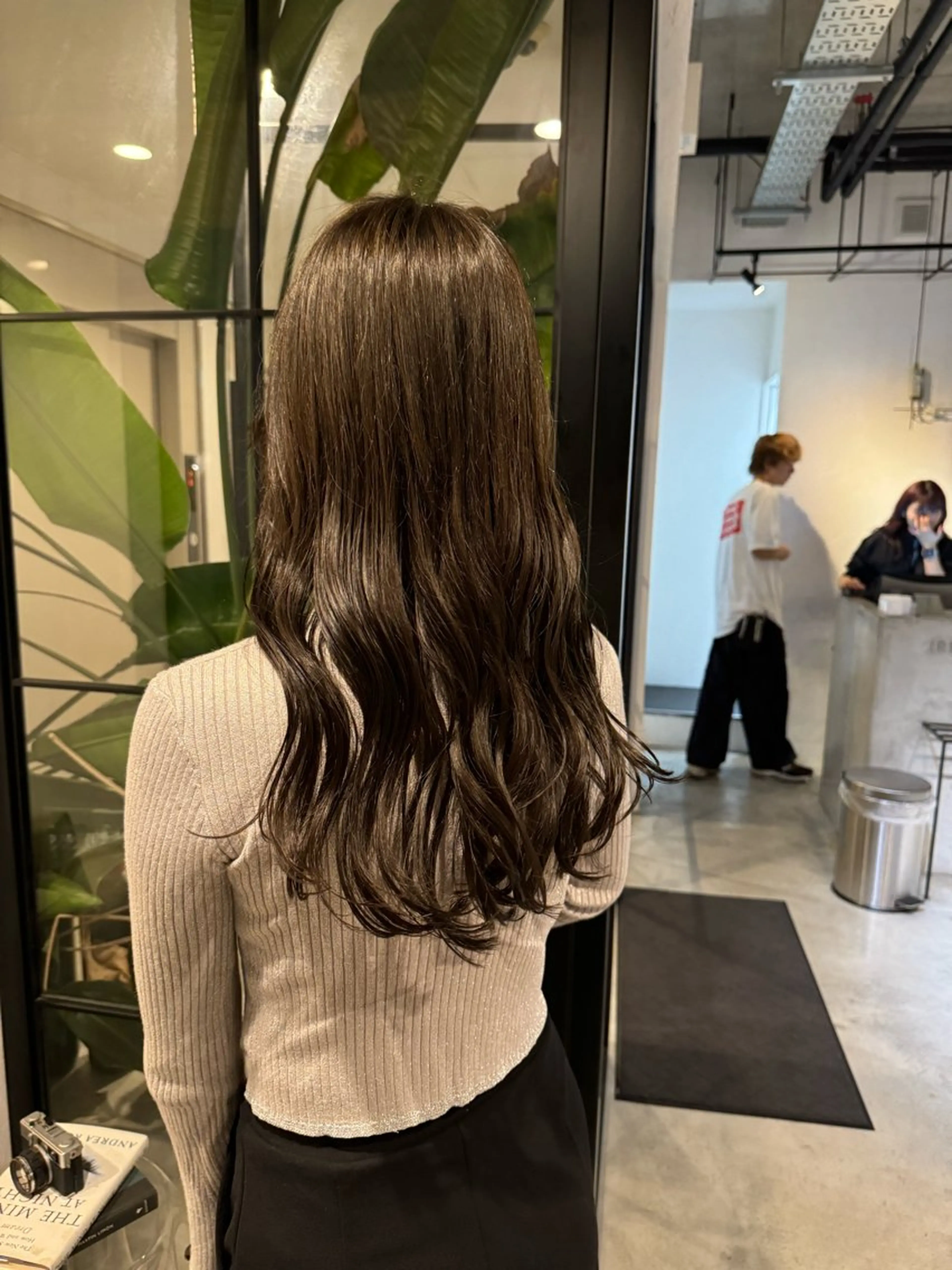 ロング カット ヘアカラー トリートメント ベージュカラー/新潟 カラー特化/落合優吾のヘアスタイル