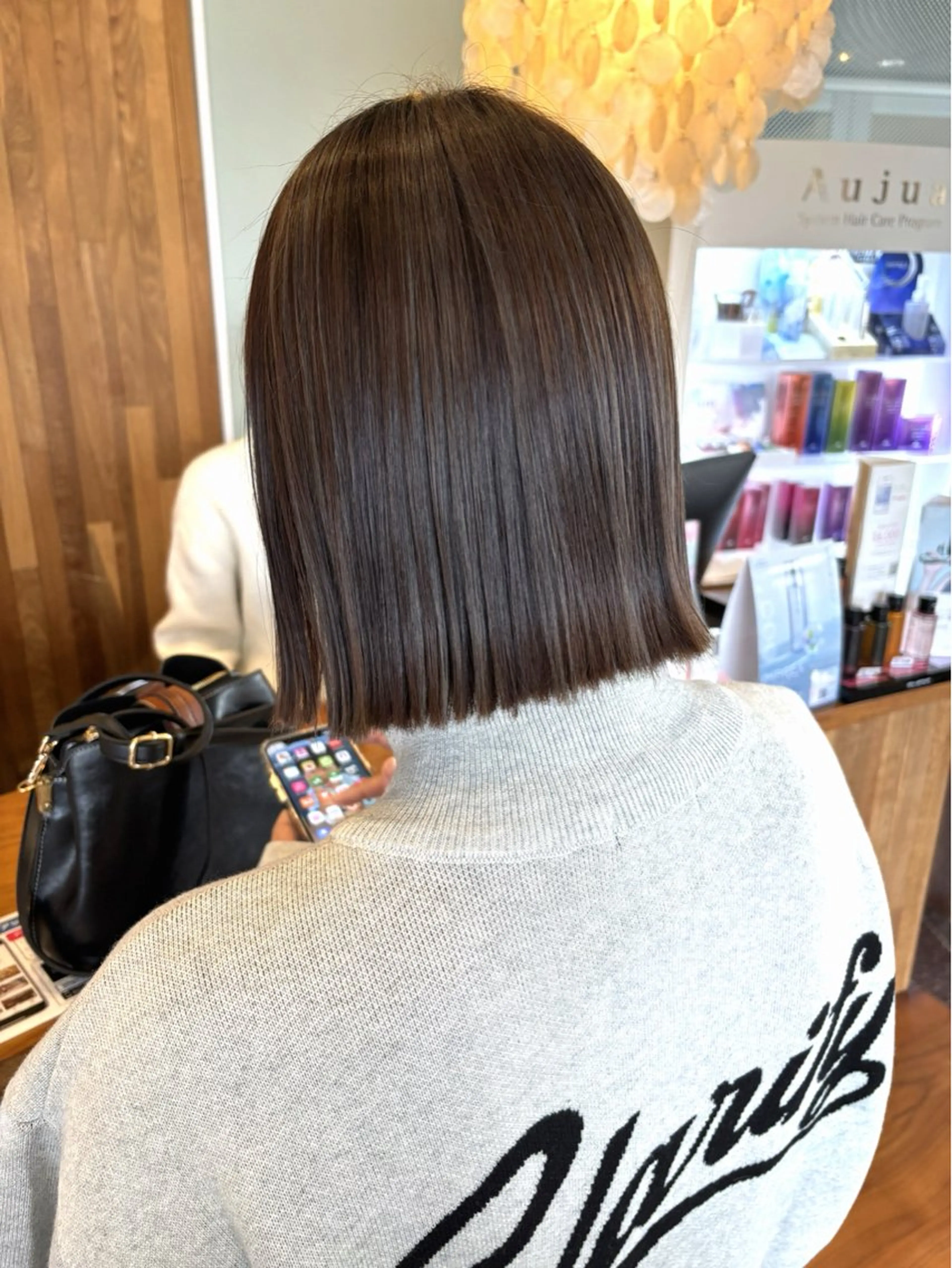 ショート ハイライト カット ヘアカラー TAKAHASHI REIKAのヘアスタイル