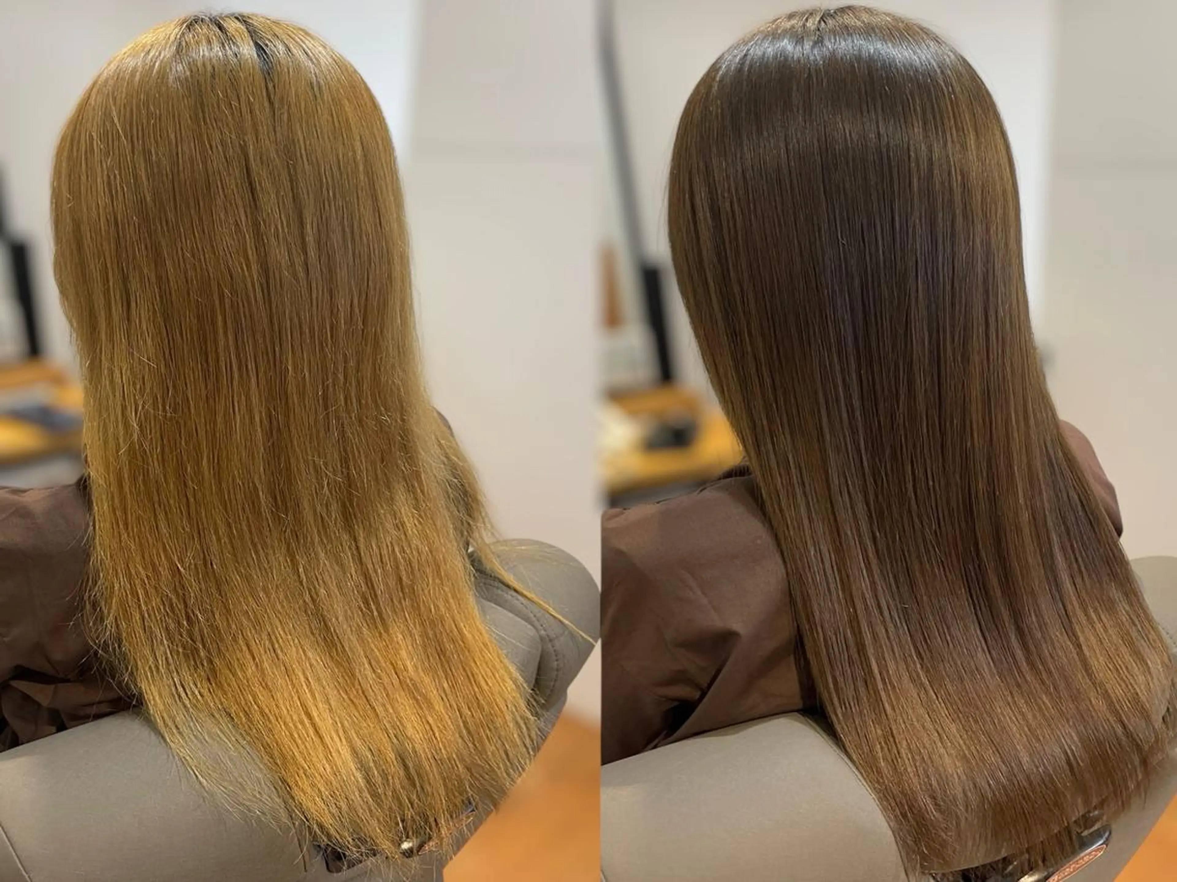 髪質改善＆縮毛矯正お任せコースの写真