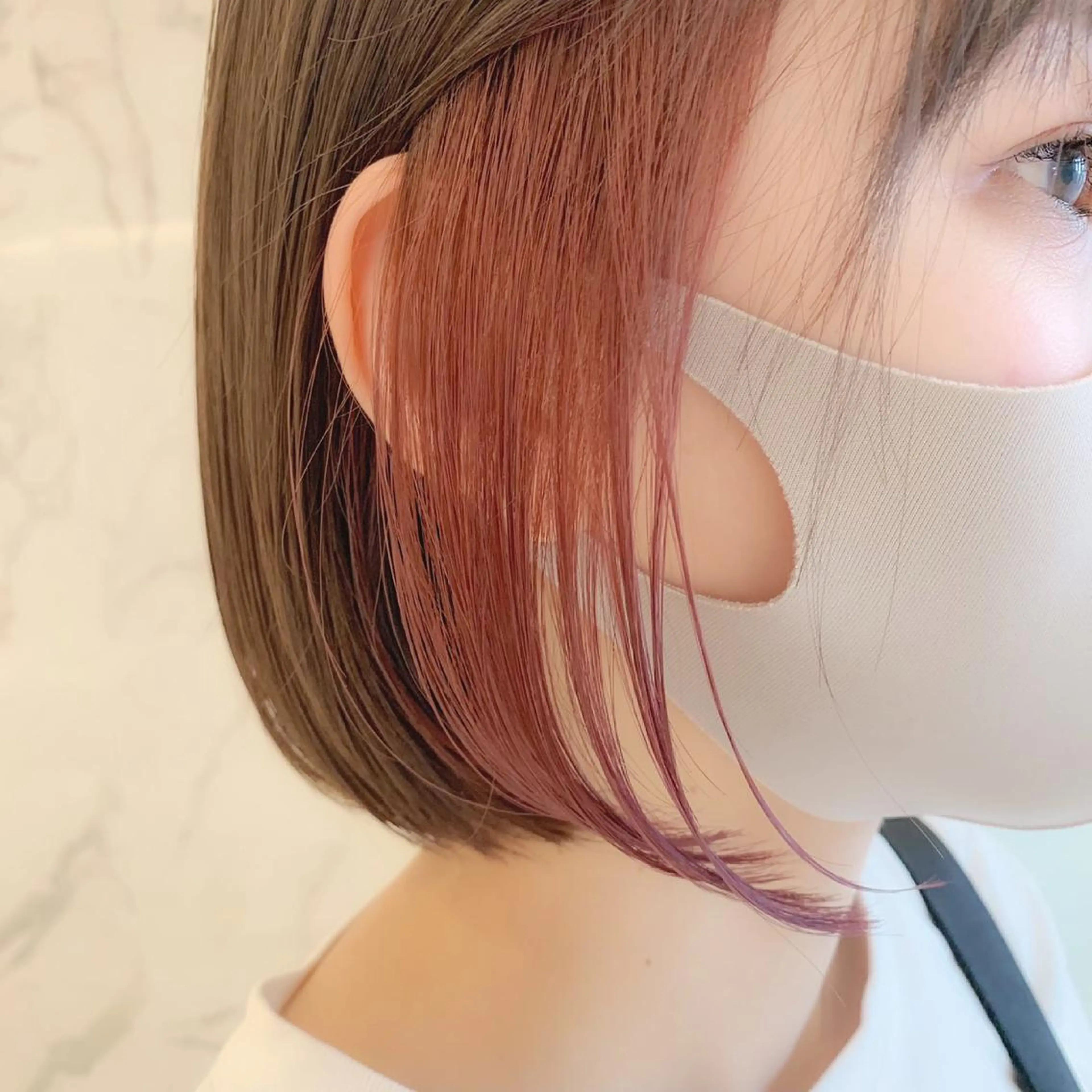 ミディアム カラー インナーカラー private salon  sill所属・🫧ツヤ髪個室美容室 安食茉莉🫧のヘアスタイル