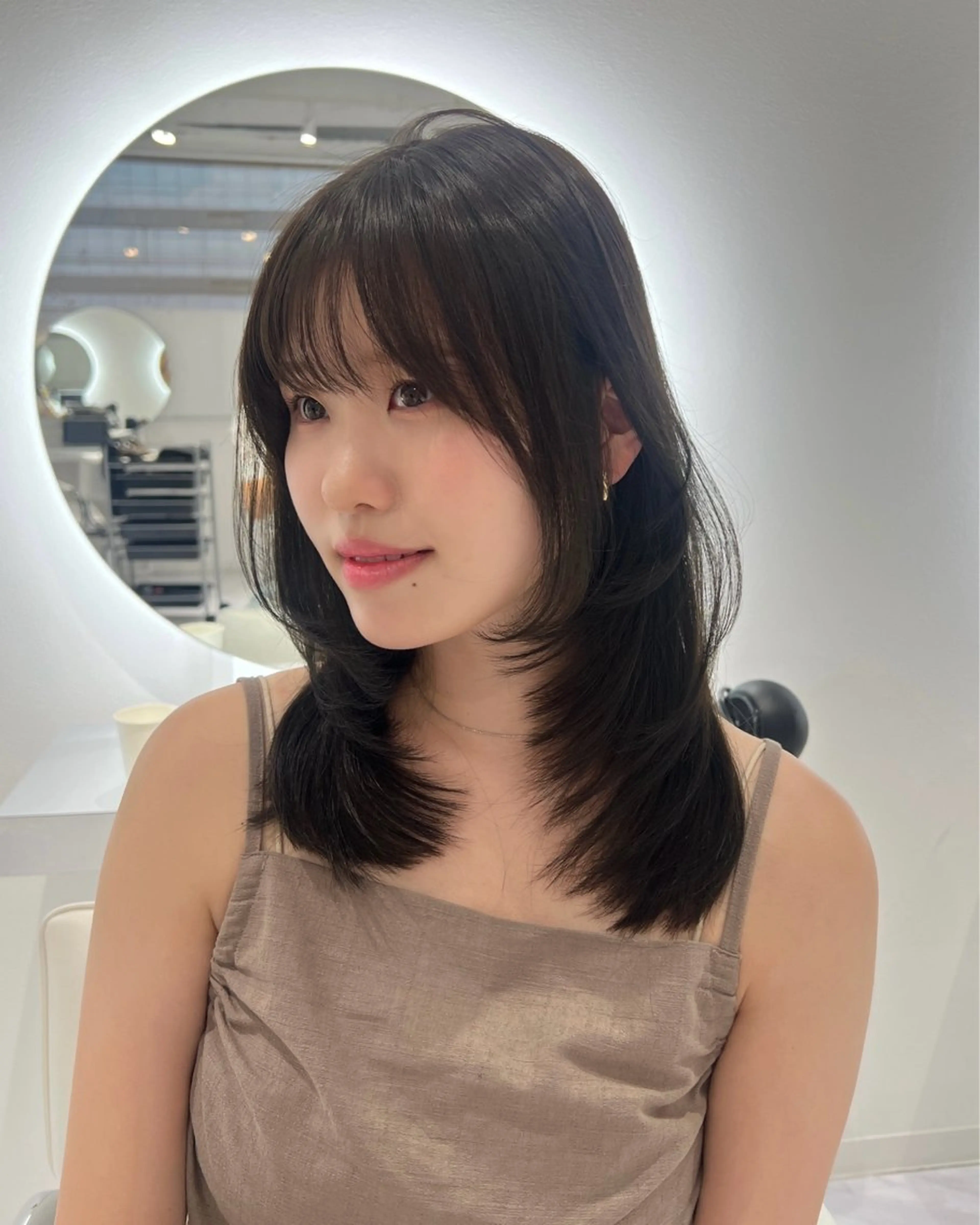 💡お得クーポン💡前髪カット+カラー(リタッチ)+艶トリートメント¥11000→¥7500の写真