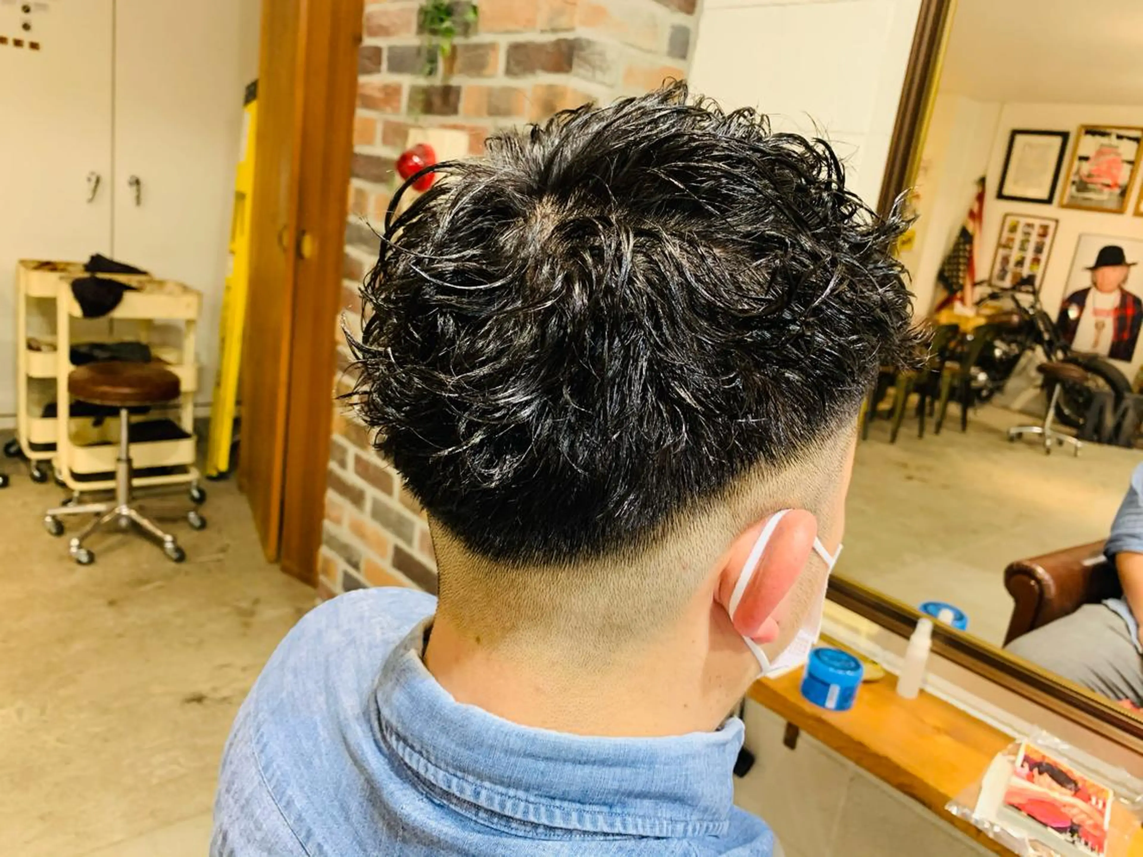 メンズ ショート🌼パーマ 本間正子のヘアスタイル