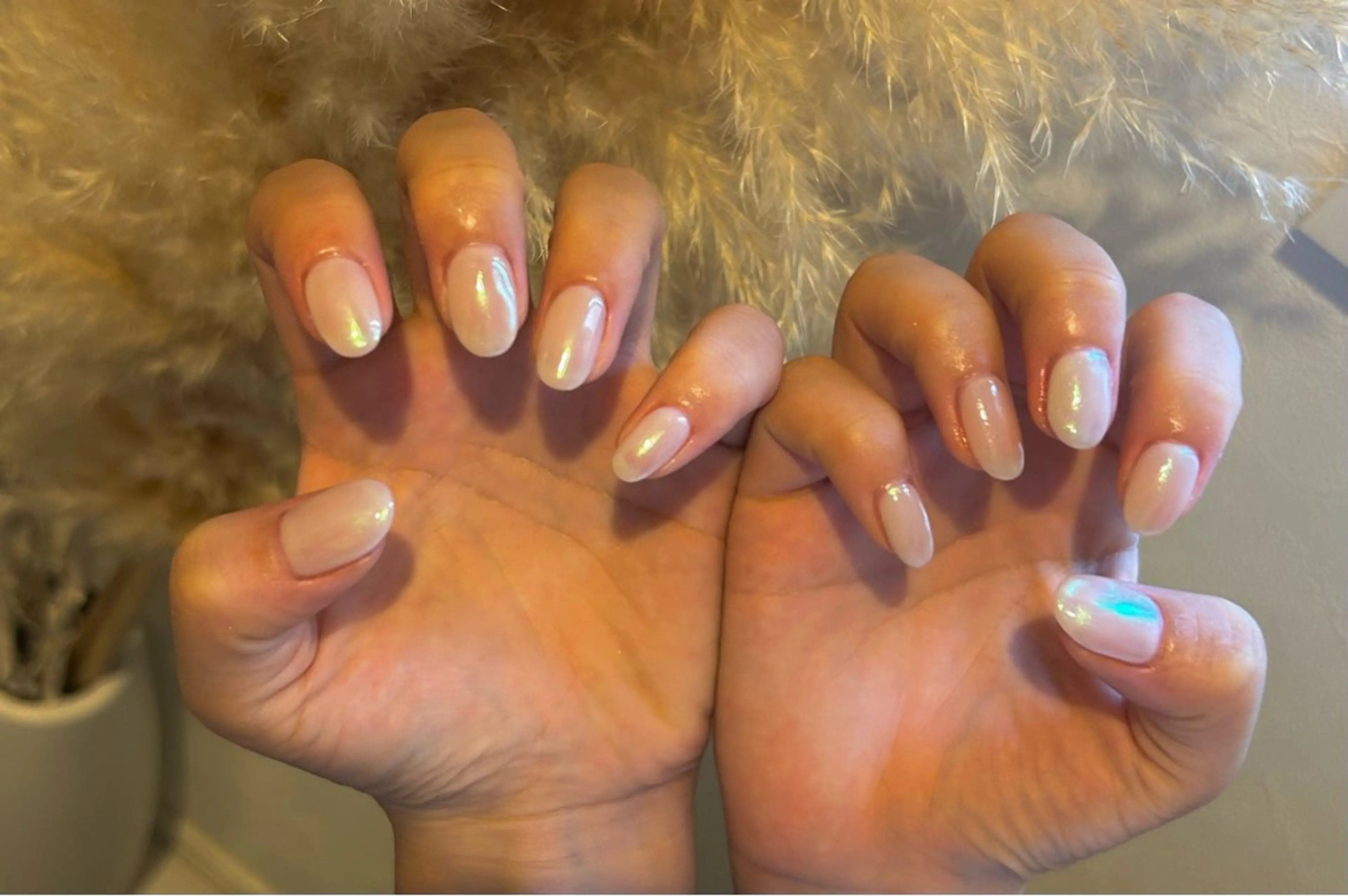 ネイル オーロラネイル Elle.所属・Elle. HINATAのネイルデザイン