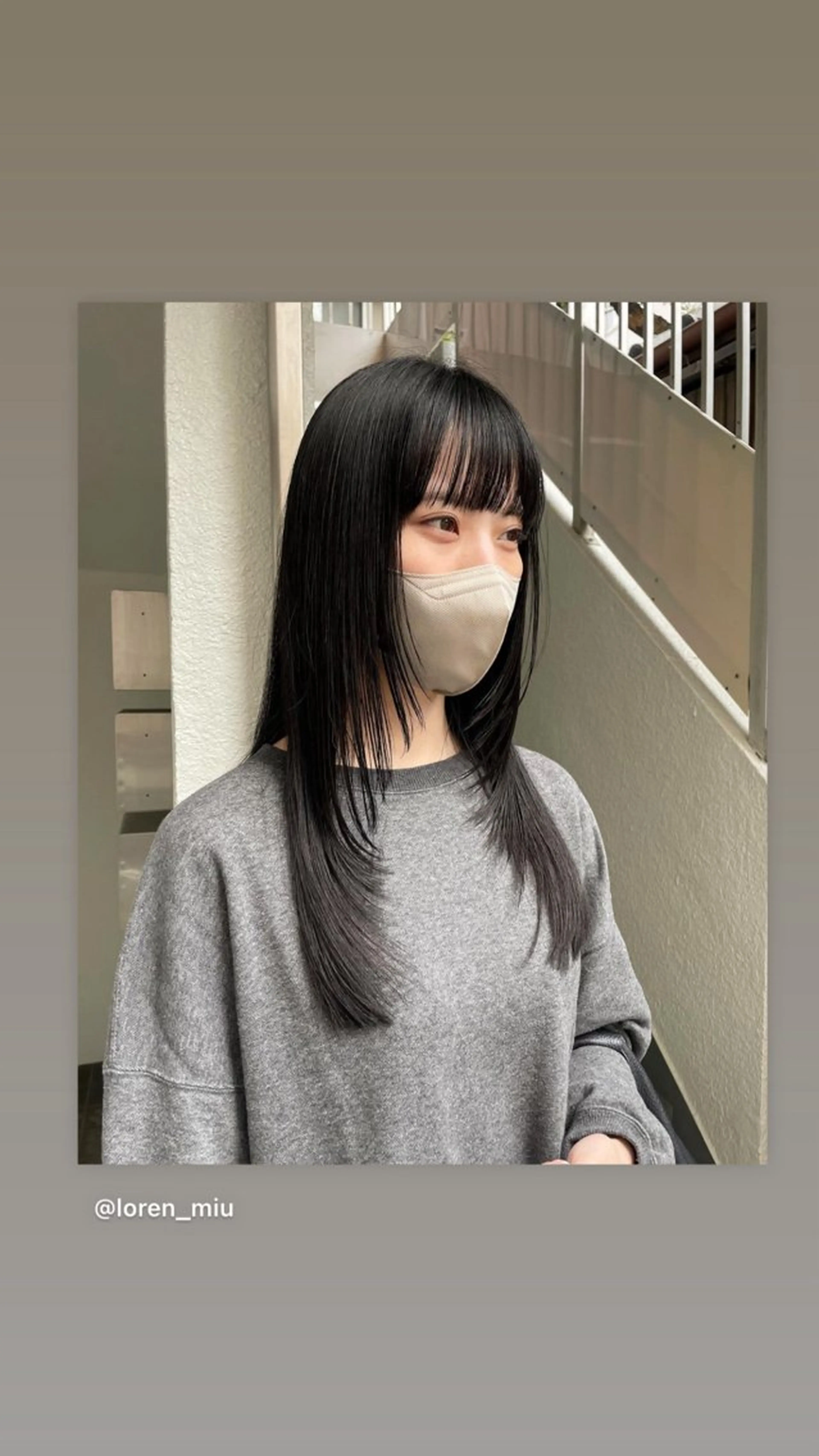 ロング LOREN/ miuのヘアスタイル